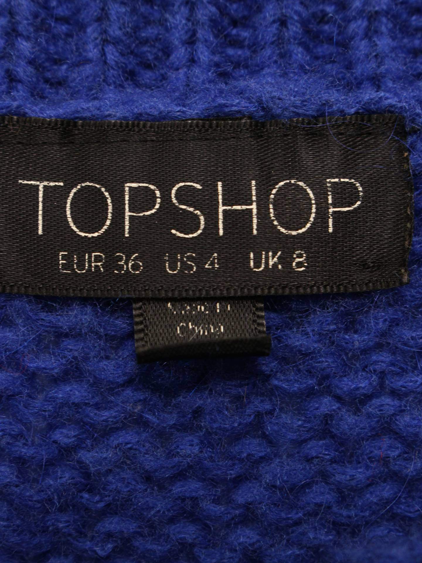 TOPSHOP/カーディガン/ボレロ/トップス/ブルー/EUR36/US4/UK8