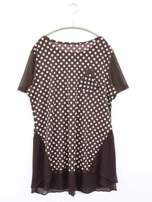 ワンピース/ワンピース/ドレス/ブラウン