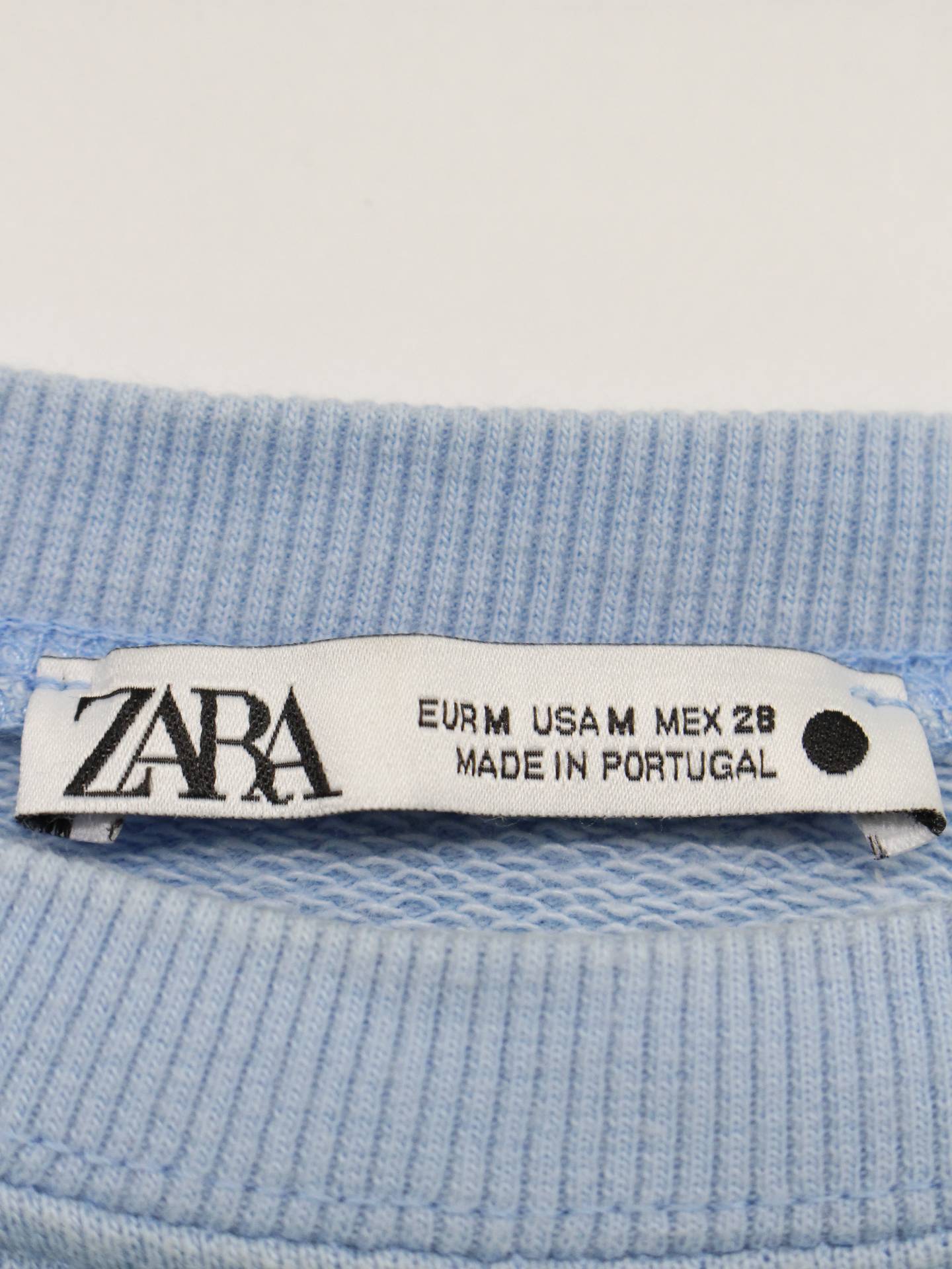 ZARA/ザラ/スウェット/トップス/スカイブルー/EUR M/USA M/ MEX 28