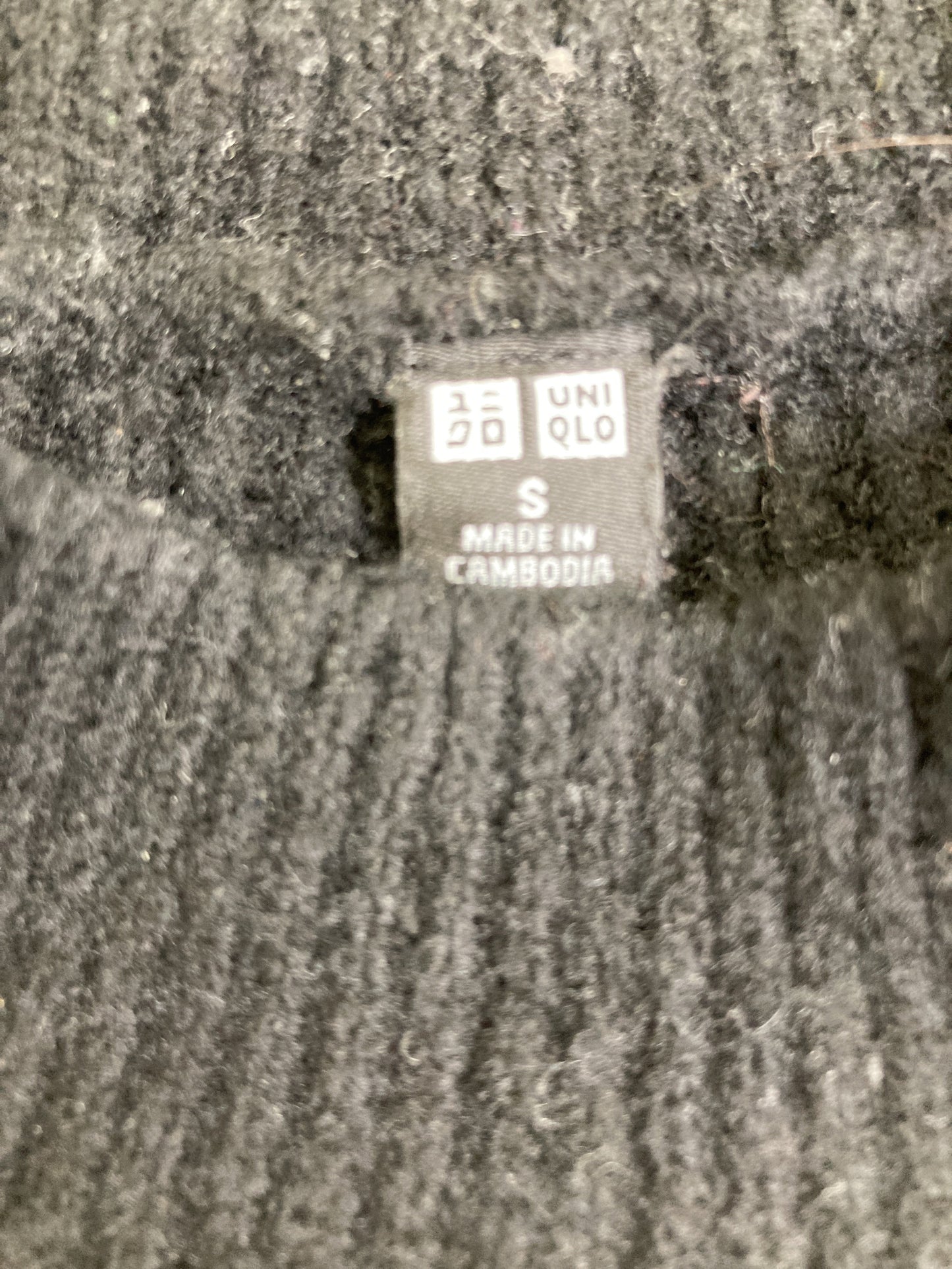 UNIQLO/ユニクロ/ニット/セーター/トップス/ブラック/S