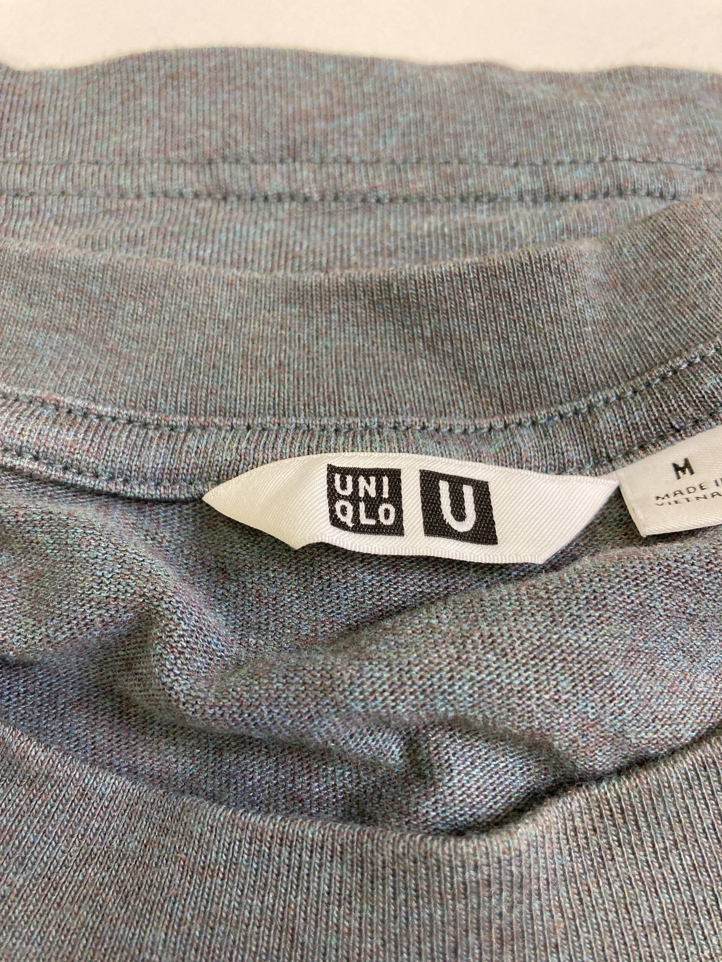 UNIQLO U/ユニクロユー/Tシャツ/カットソー/トップス/グレー/M