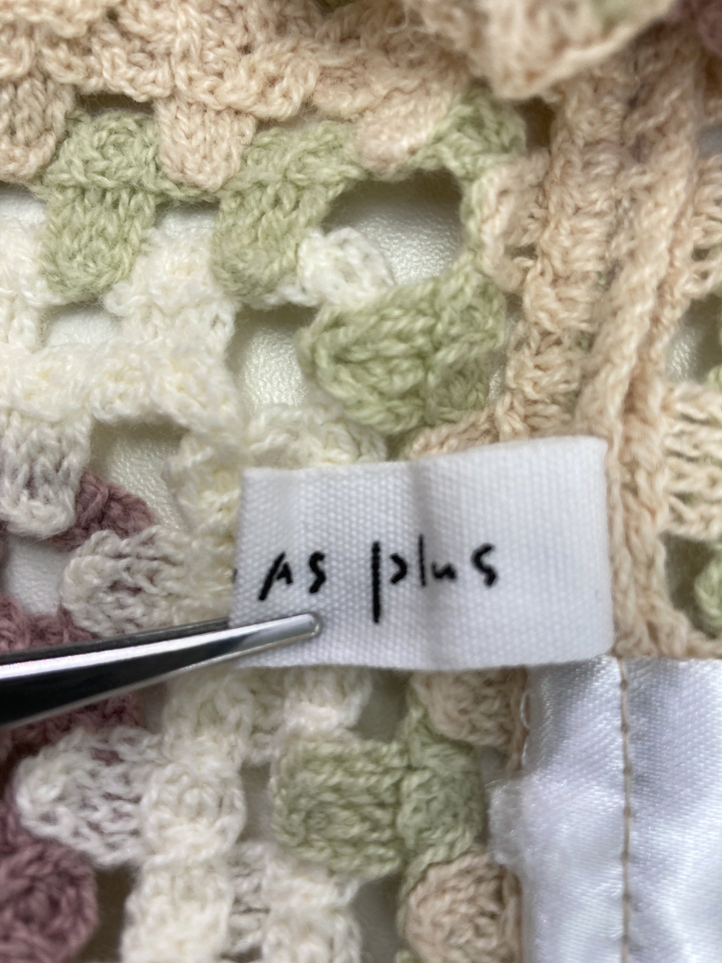 As know as plus/タンクトップ/トップス/アイボリー/F