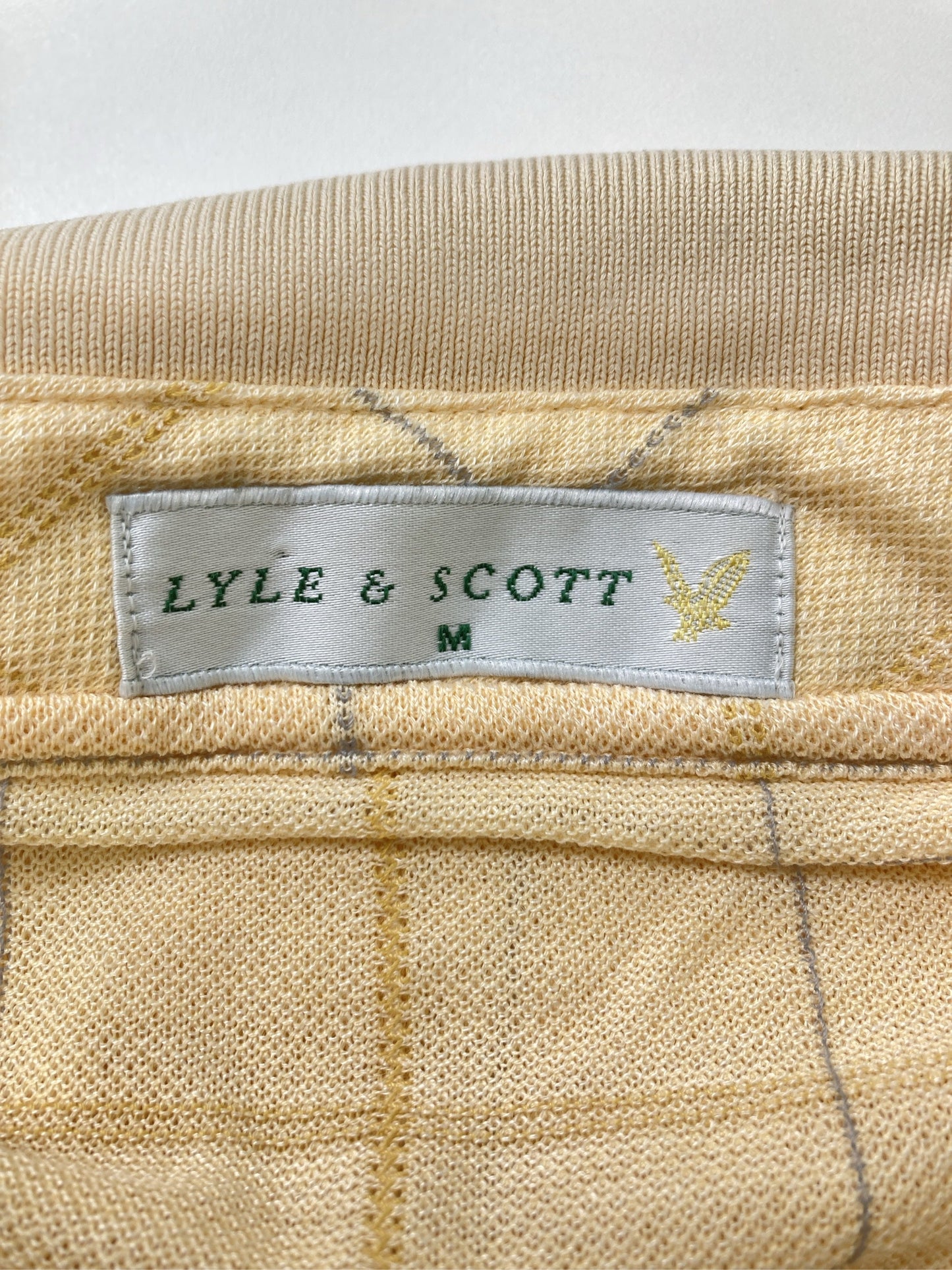 LYLE&SCOTT/ライルアンドスコット/ポロシャツ/トップス/イエロー/M