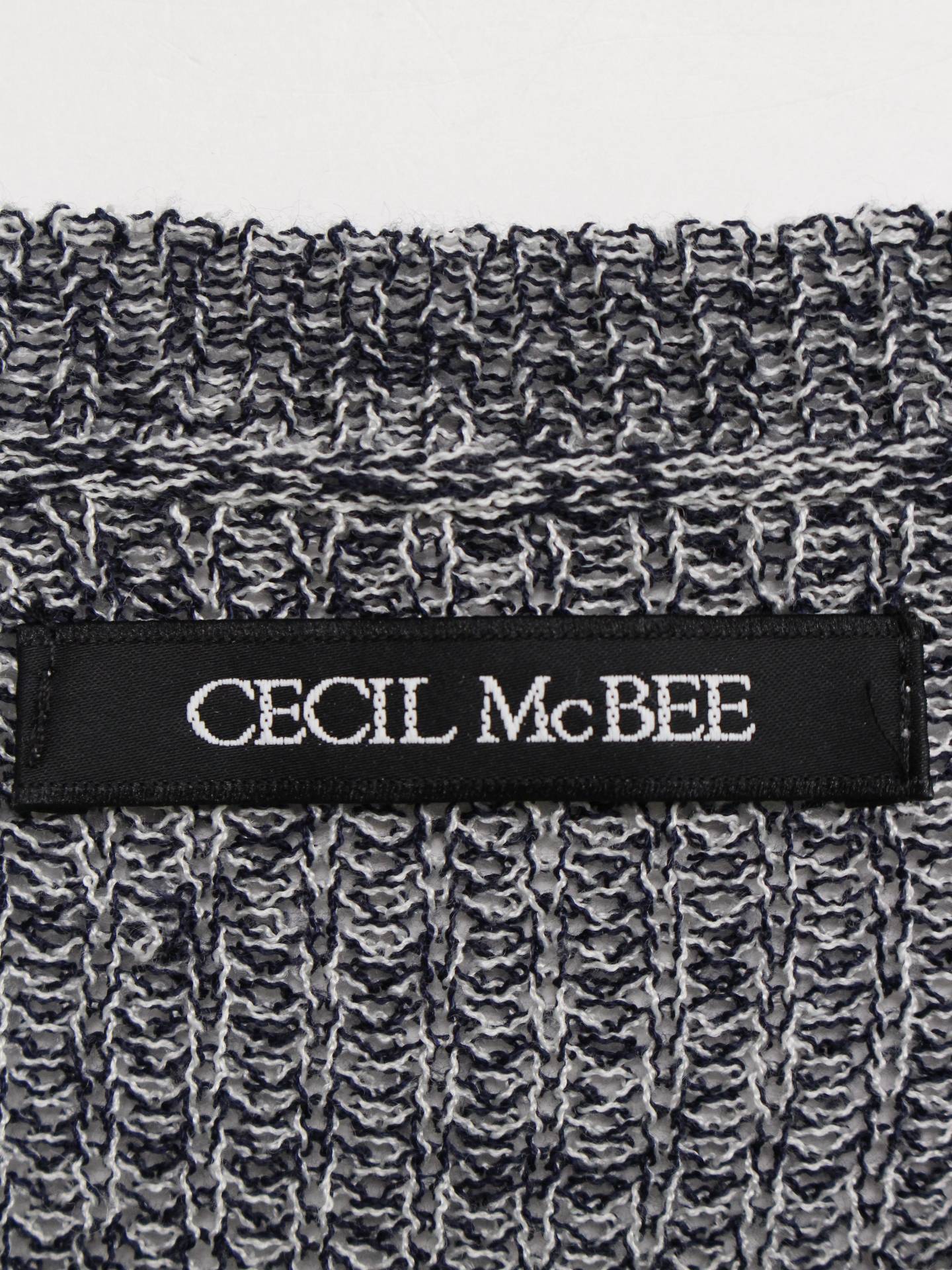 CECIL McBEE/ニット/セーター/トップス/グレー/M