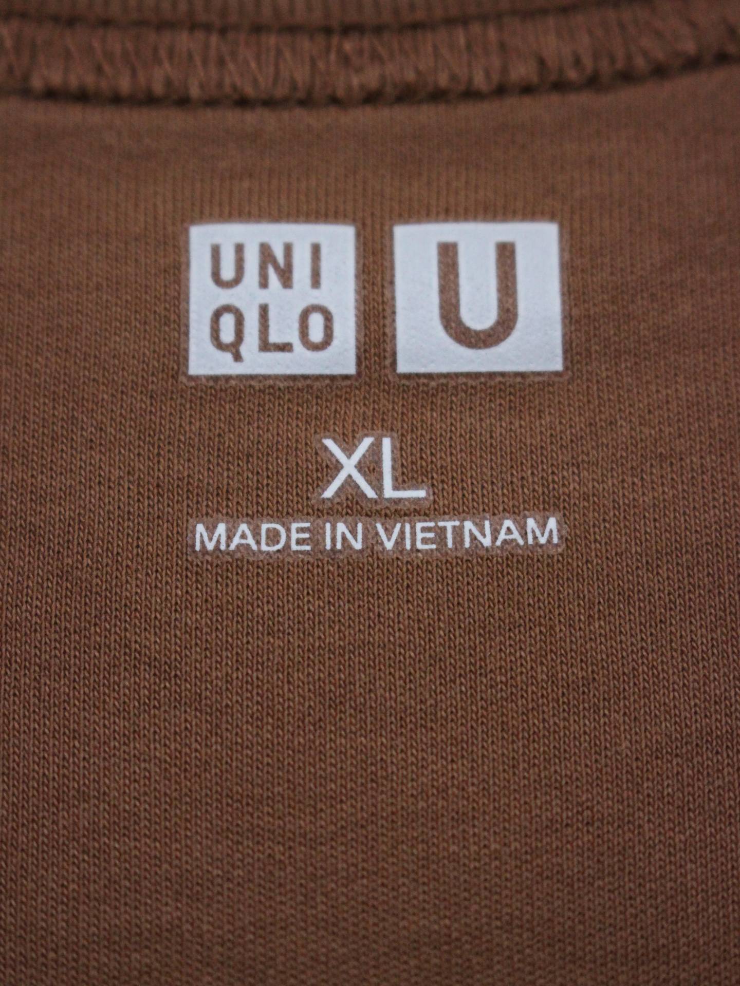 UNIQLO U/Tシャツ/カットソー/トップス/ブラウン/XL