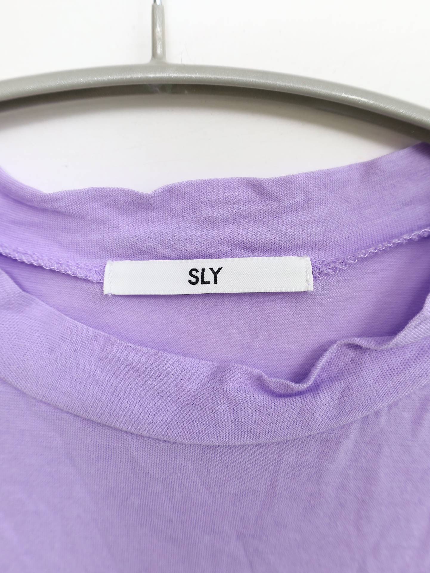 SLY/スライ/Tシャツ/カットソー/トップス/パープル/1