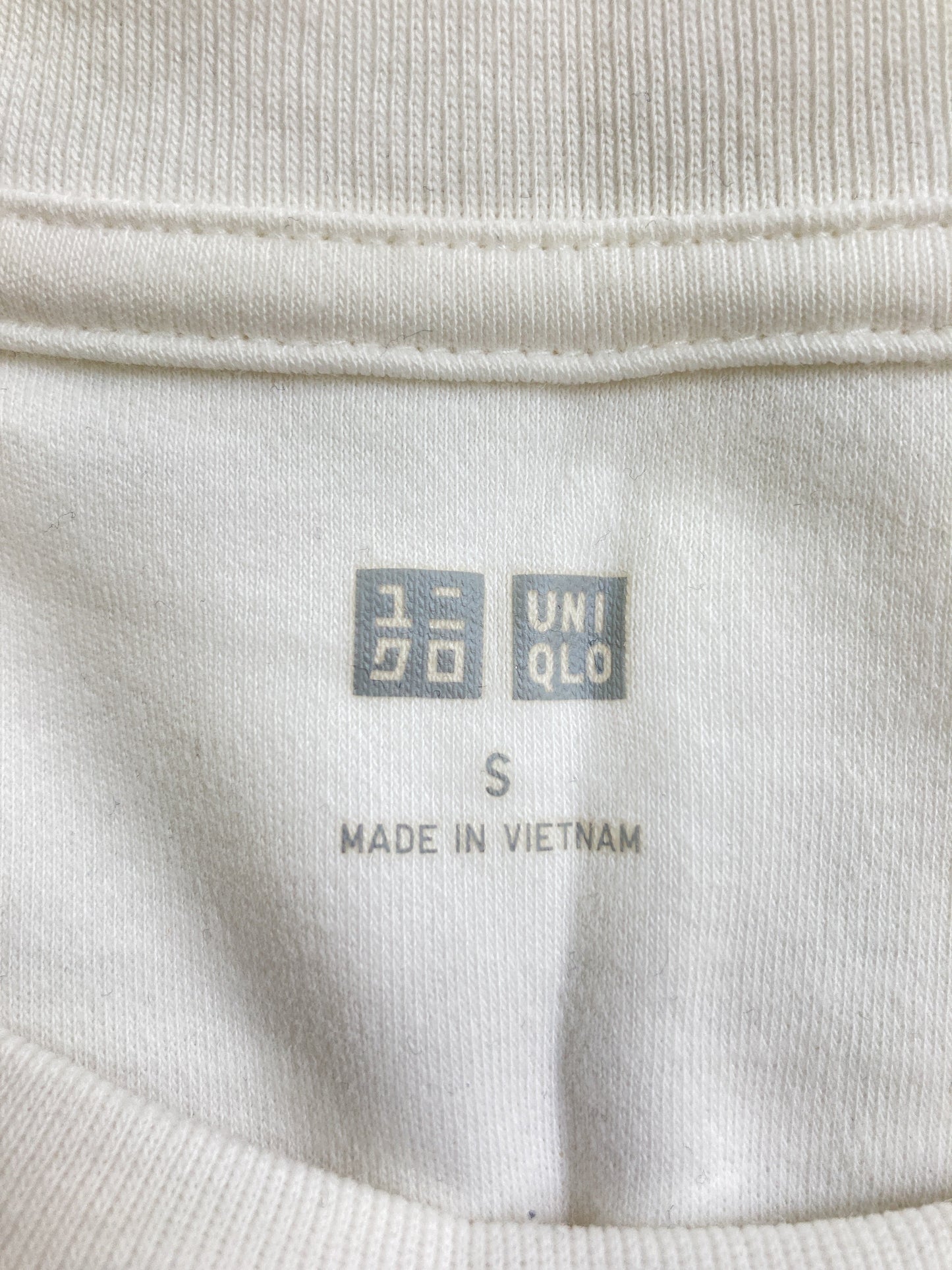 UNIQLO/ユニクロ/Tシャツ/カットソー/トップス/ホワイト/S