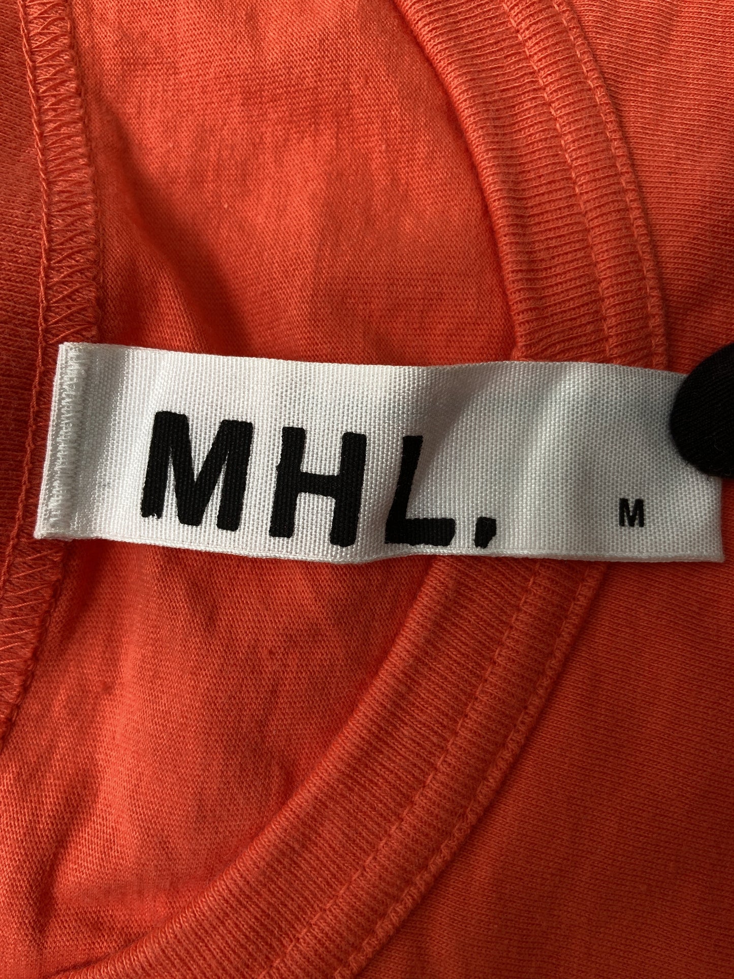 MHL./エムエイチエル/Tシャツ/カットソー/トップス/オレンジ/M