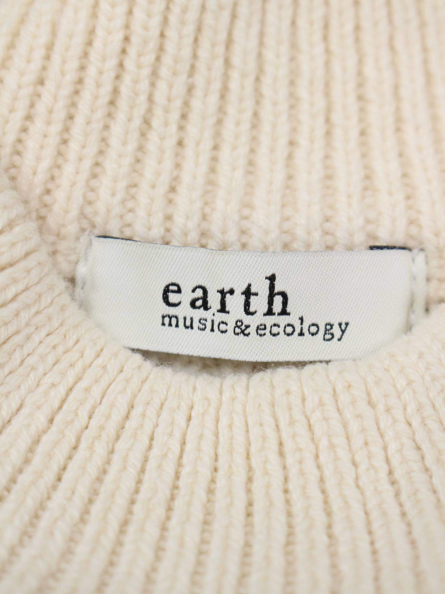 earth music&ecology/アースミュージックアンドエコロジー/ニット/セーター/トップス/ホワイト/F