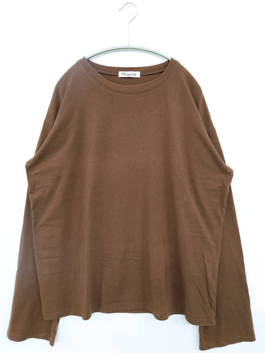 mayree/Tシャツ/カットソー/トップス/ブラウン