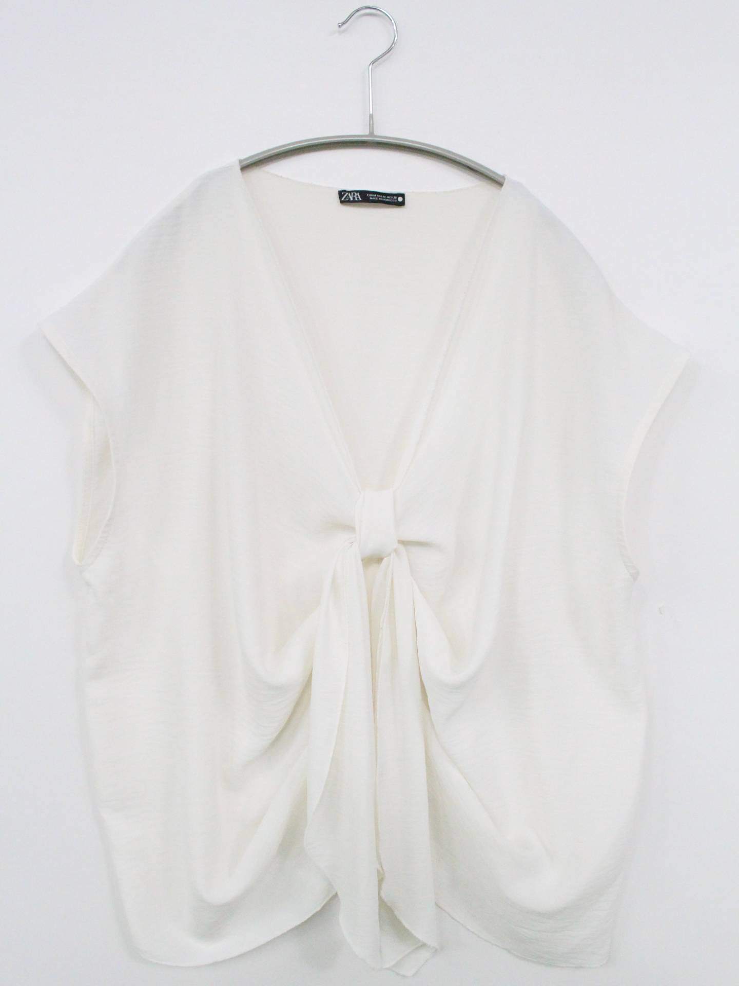 ZARA/ザラ/シャツ/ブラウス/トップス/ホワイト/M