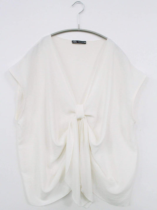 ZARA/ザラ/シャツ/ブラウス/トップス/ホワイト/M