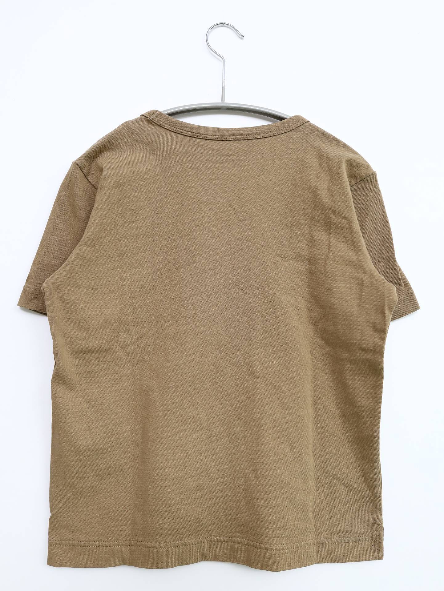 無印良品/Tシャツ/カットソー/トップス/ブラウン/XS