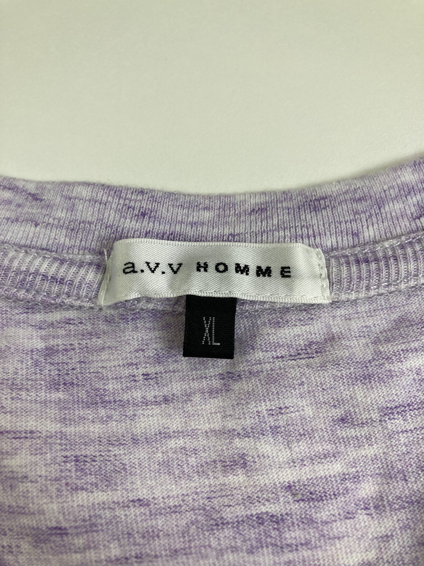 a.v.v/アーヴェヴェ/Tシャツ/カットソー/トップス/パープル/XL