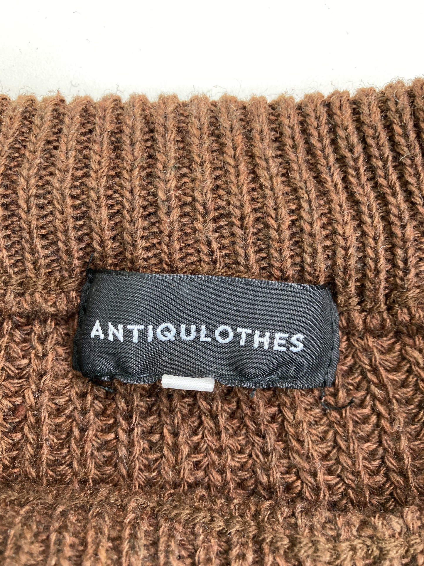 ANTIQULOTHES/ニット/セーター/トップス/ブラウン/M