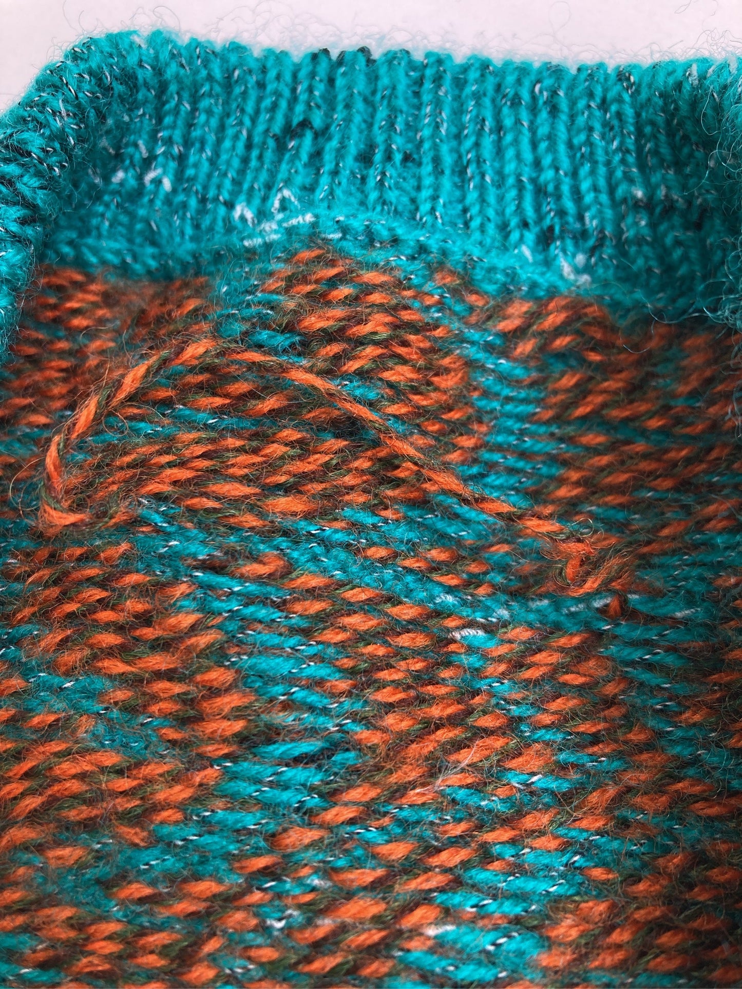 ニット/セーター/トップス/ブルー