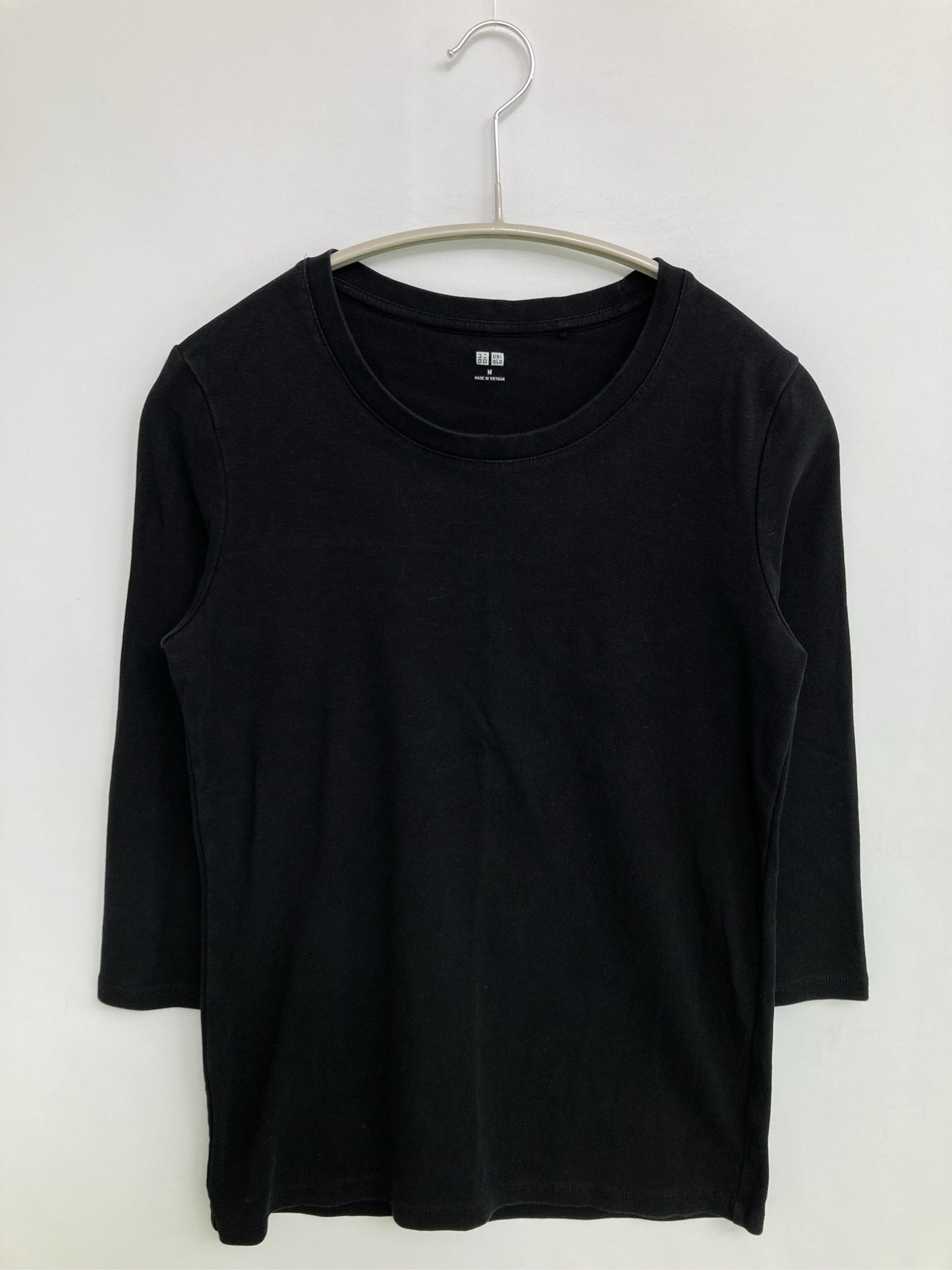 UNIQLO/ユニクロ/Tシャツ/カットソー/トップス/ブラック/M