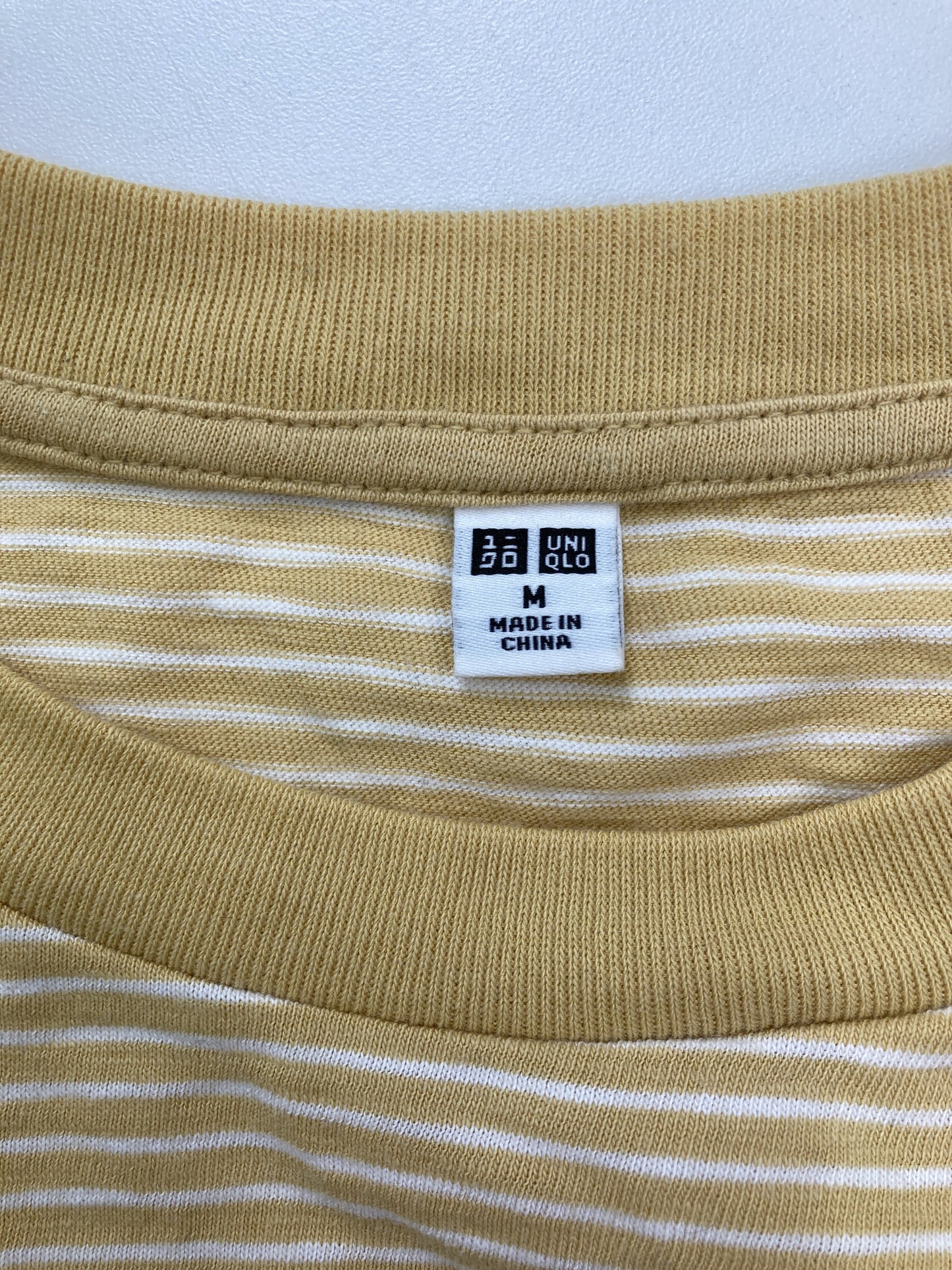 UNIQLO/ユニクロ/Tシャツ/カットソー/トップス/イエロー/M