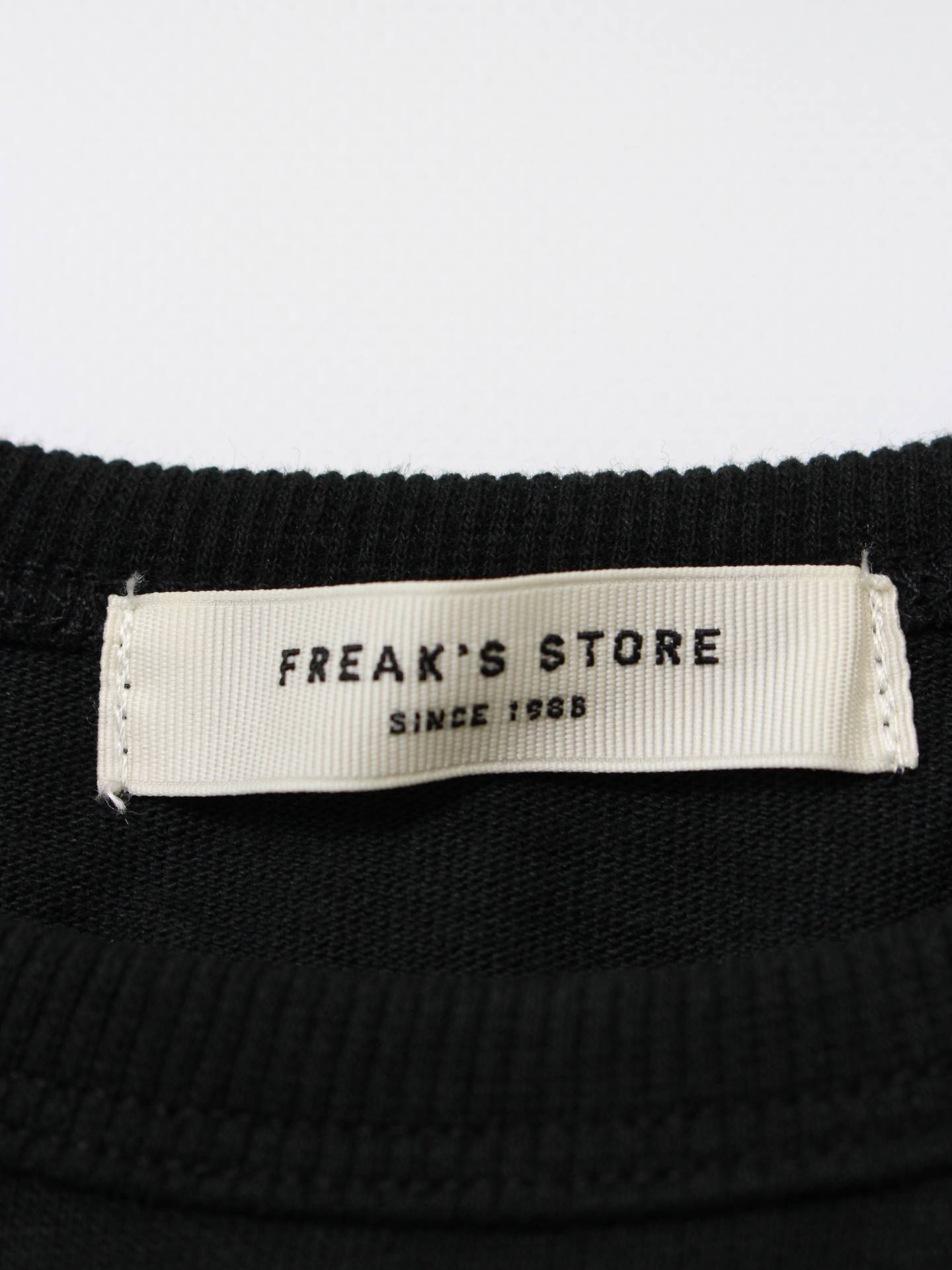 FREAK'S STORE/フリークスストア/Tシャツ/カットソー/トップス/ブラック/F