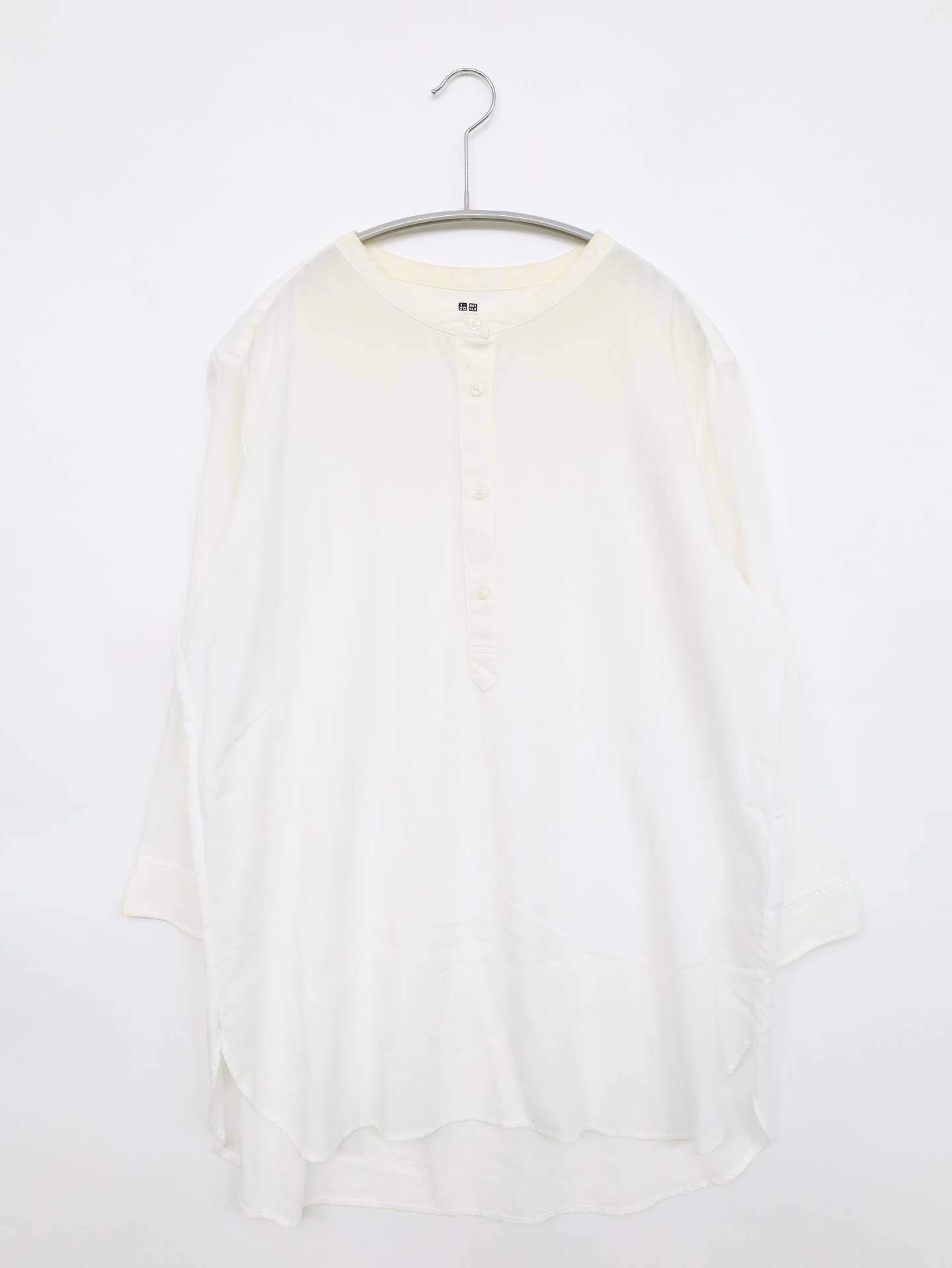 UNIQLO/ユニクロ/Tシャツ/カットソー/トップス/ホワイト/L
