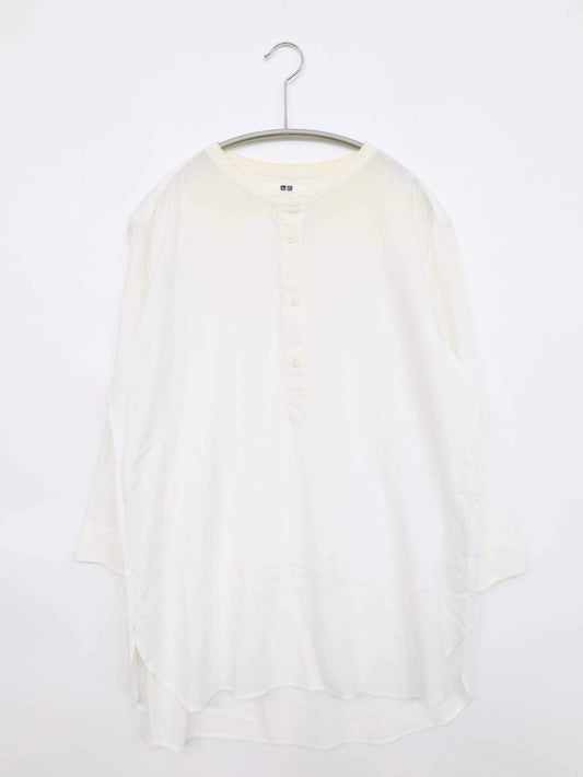 UNIQLO/ユニクロ/Tシャツ/カットソー/トップス/ホワイト/L
