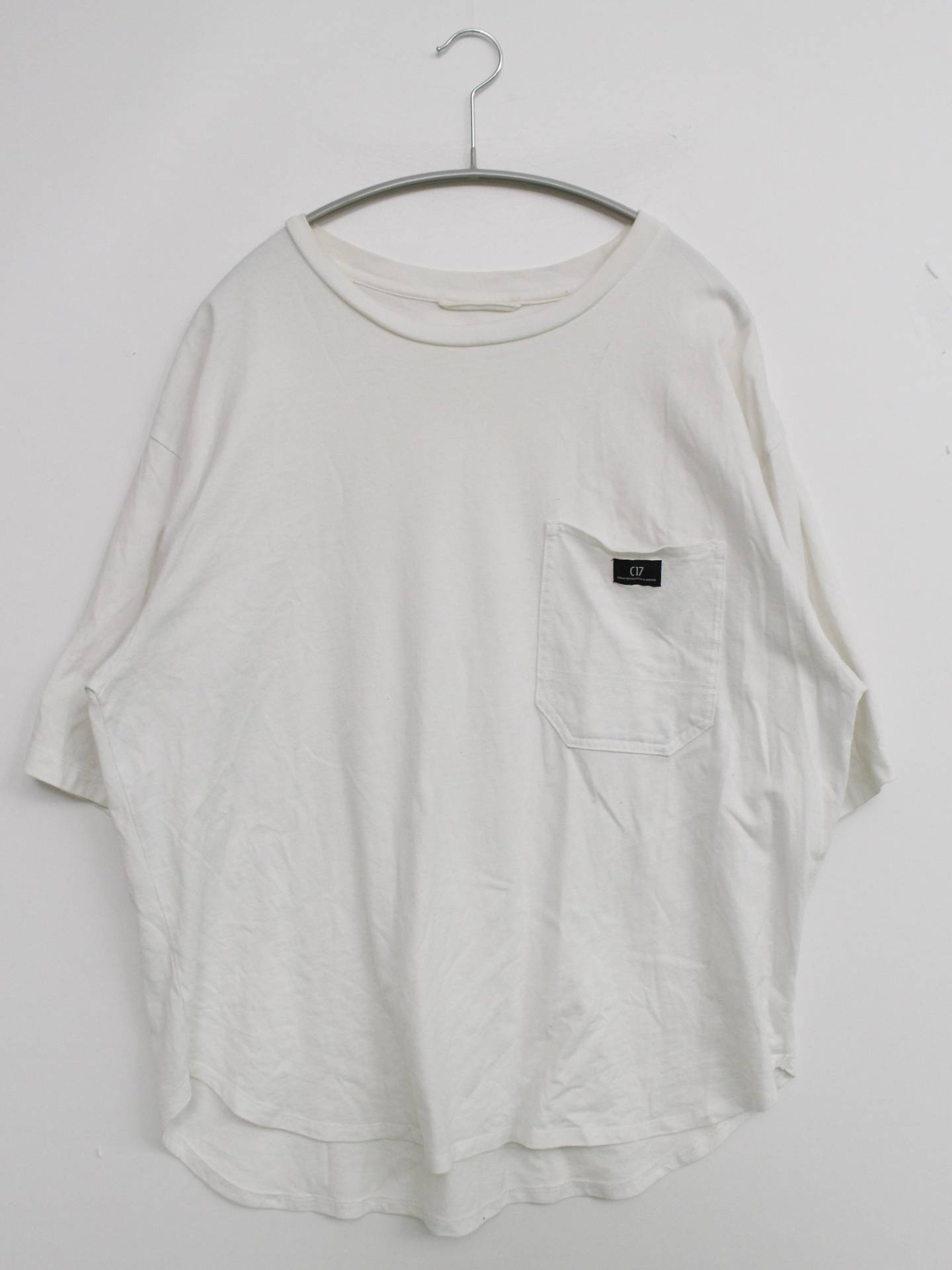 C17/Tシャツ/カットソー/トップス/ホワイト/L