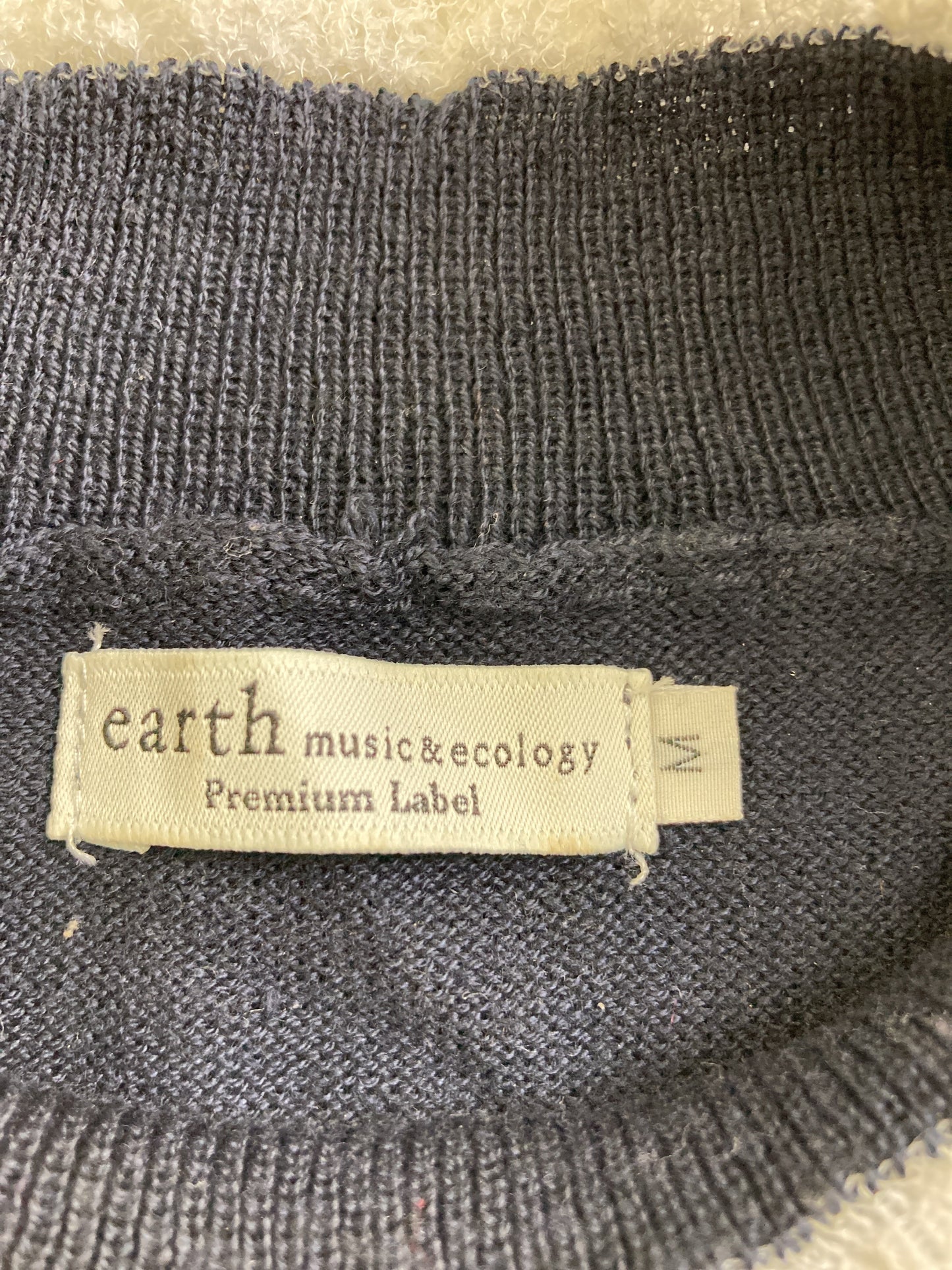 earth music&ecology/アースミュージックアンドエコロジー/ニット/セーター/トップス/ブラック/M