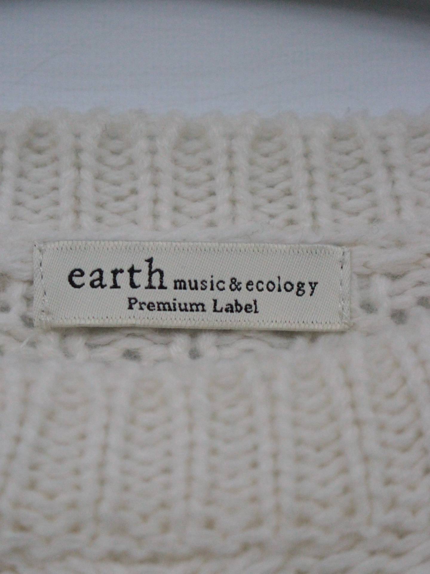 earth music&ecology/アースミュージックアンドエコロジー/ニット/セーター/トップス/ホワイト/F