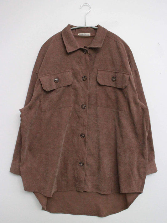 continuer de NICE CLAUP/コンティニューデナイスクラップ/シャツ/ブラウス/トップス/ブラウン