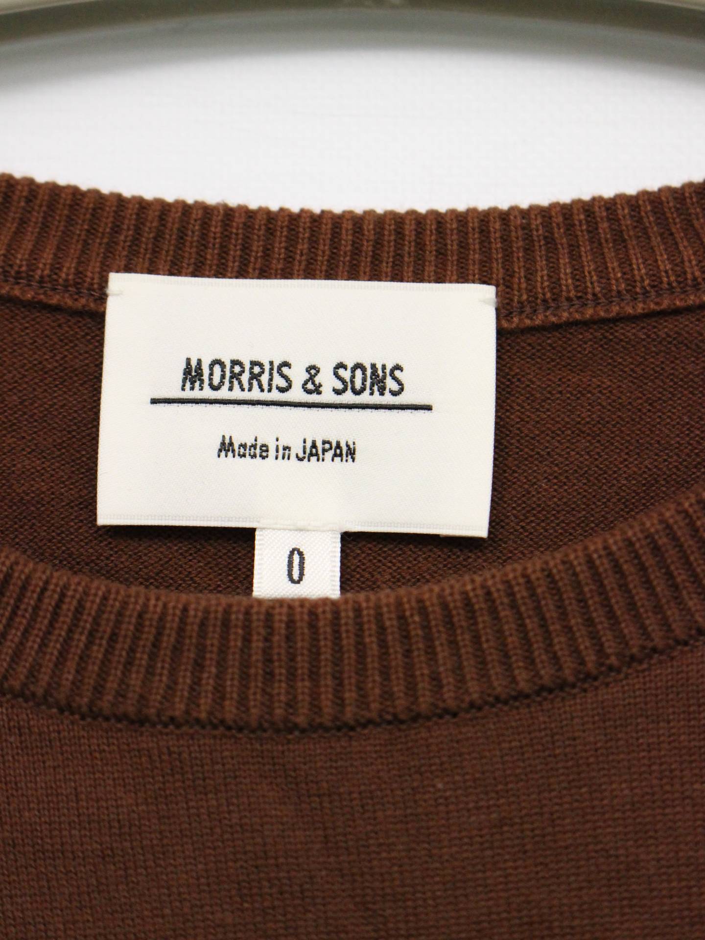 MORRIS&SONS/Tシャツ/カットソー/トップス/ブラウン/0