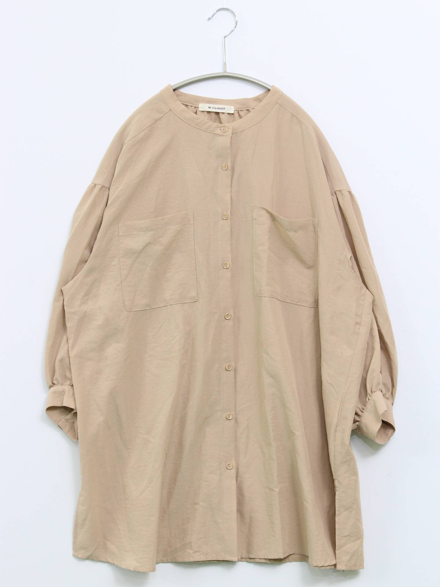 w closet/ダブルクローゼット/シャツ/ブラウス/トップス/ベージュ/F
