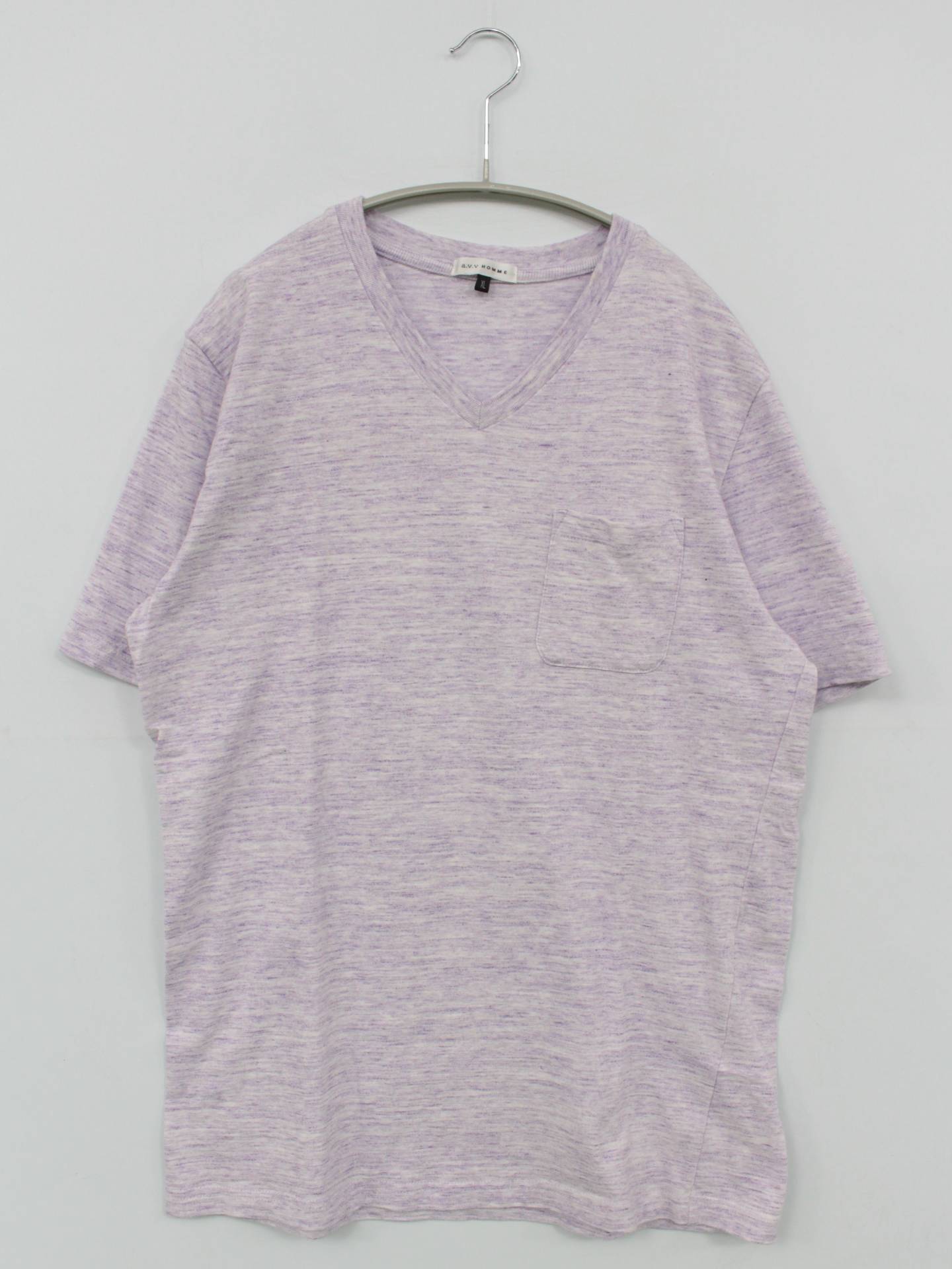 a.v.v/アーヴェヴェ/Tシャツ/カットソー/トップス/パープル/XL