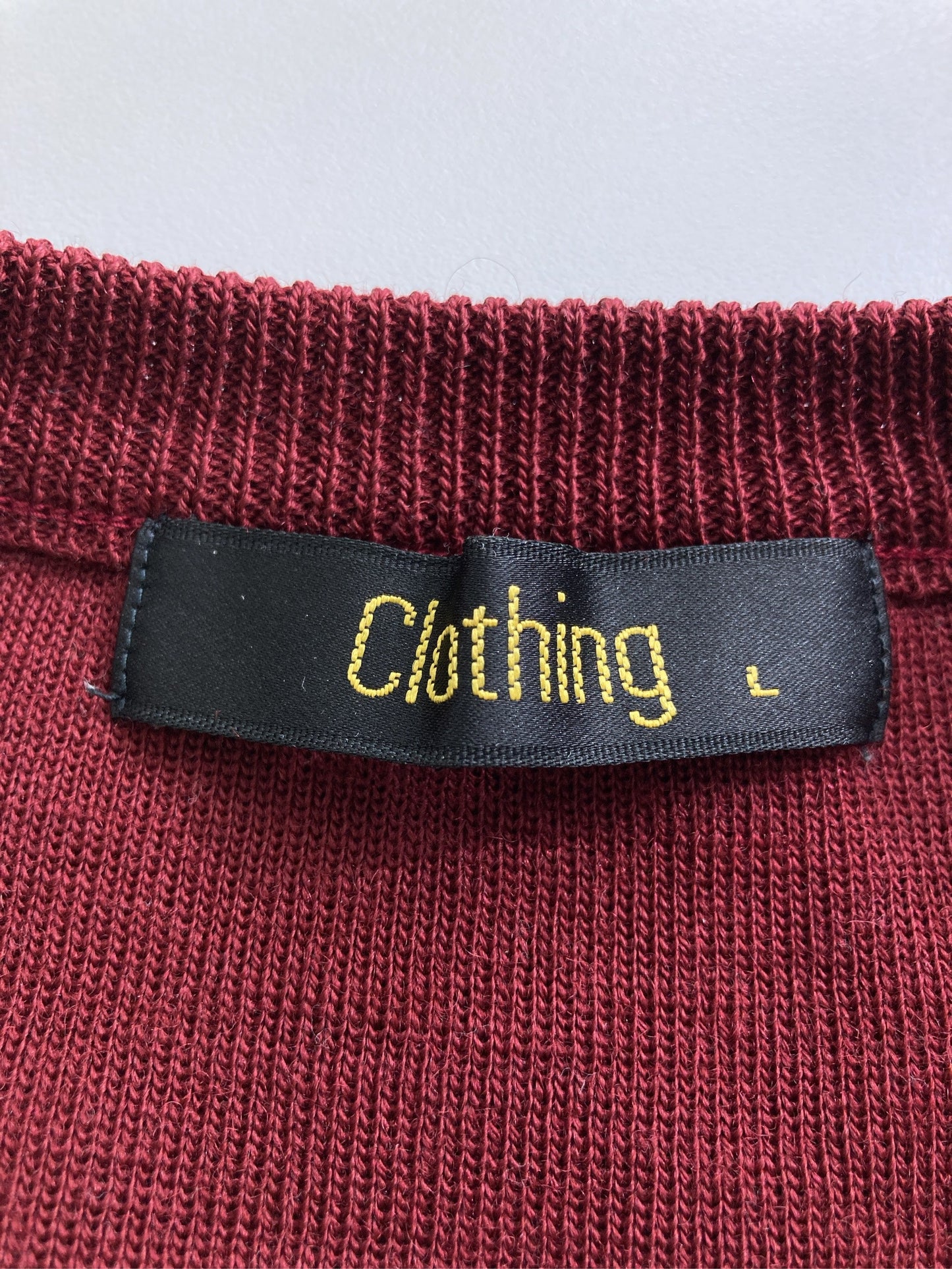 clothing/ベスト/トップス/レッド/L