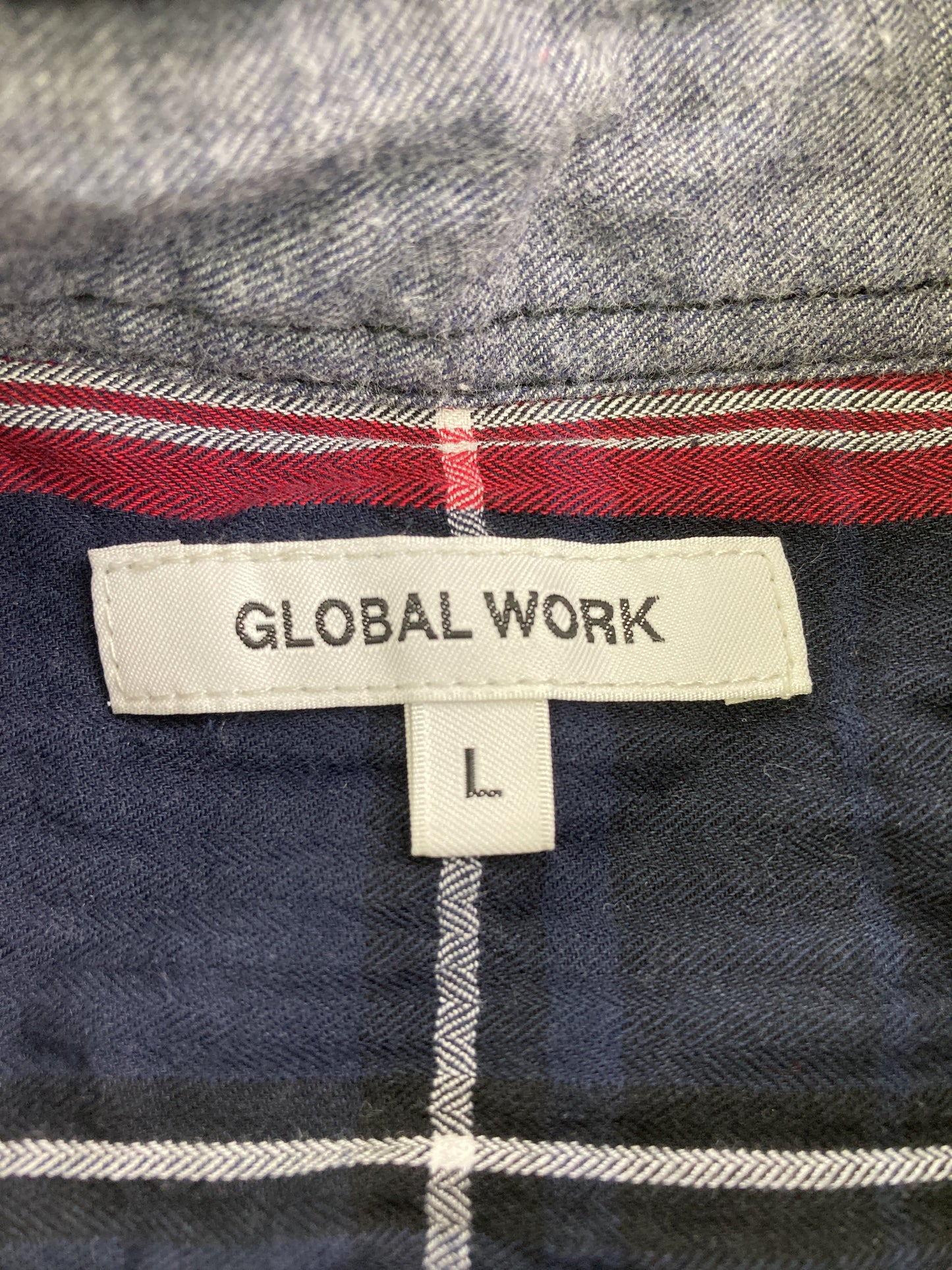 GLOBAL WORK/グローバルワーク/シャツ/ブラウス/トップス/ブルー/L