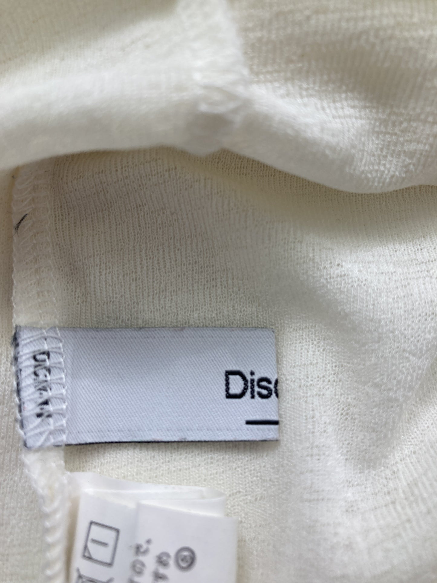 Discoat/ディスコート/Tシャツ/カットソー/トップス/アイボリー