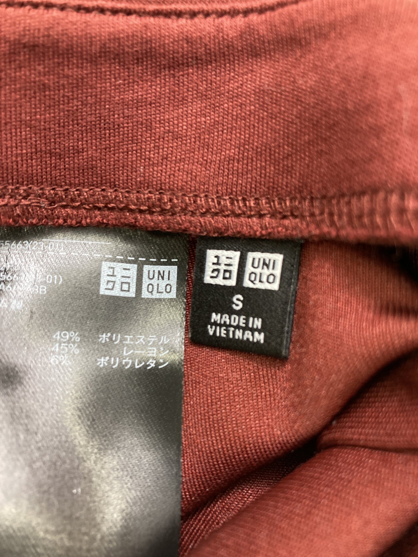 UNIQLO/ユニクロ/ロングスカート/スカート/レッド/S
