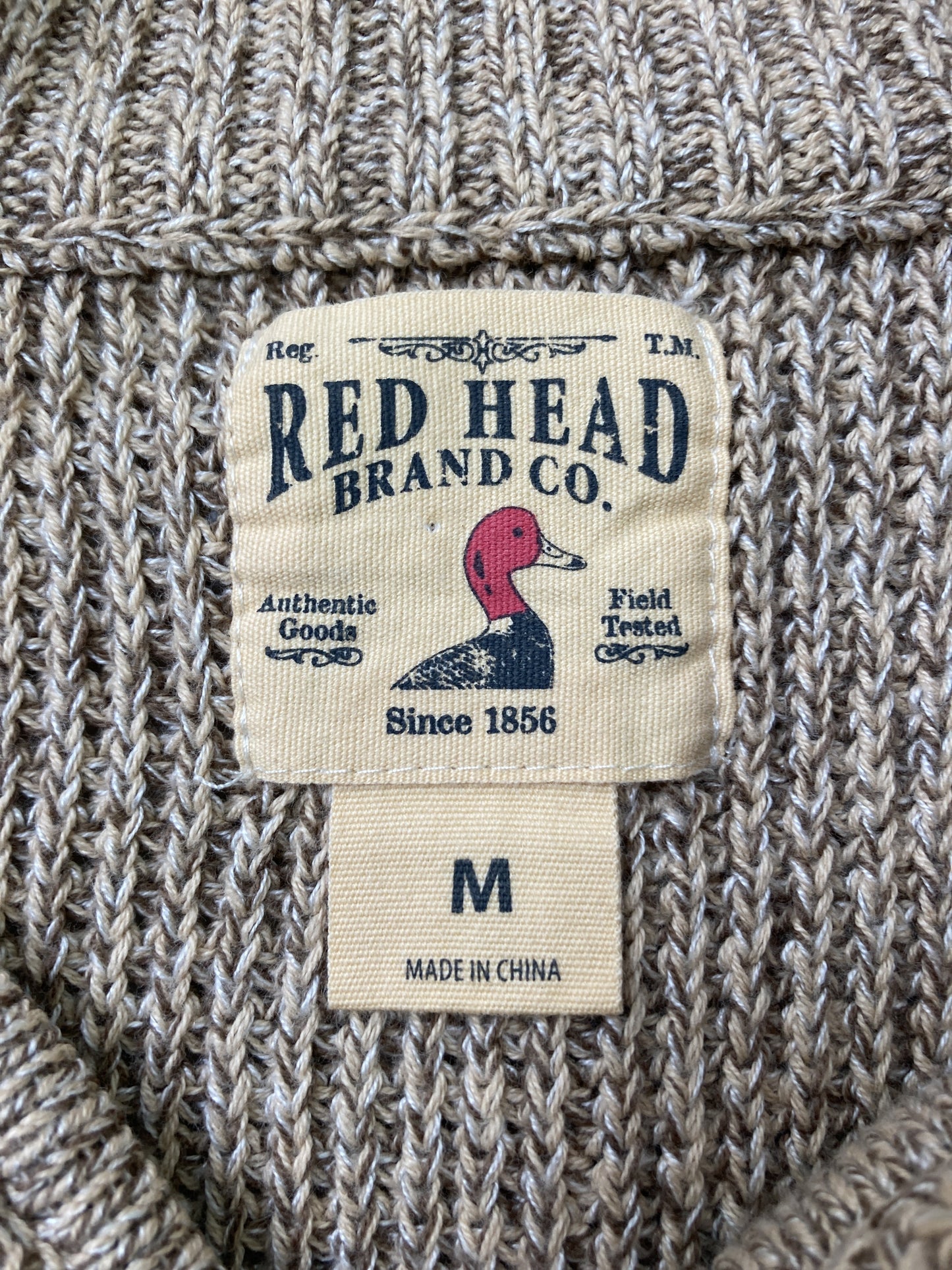 RED HEAD/レッドヘッド/ニット/セーター/トップス/ベージュ/M