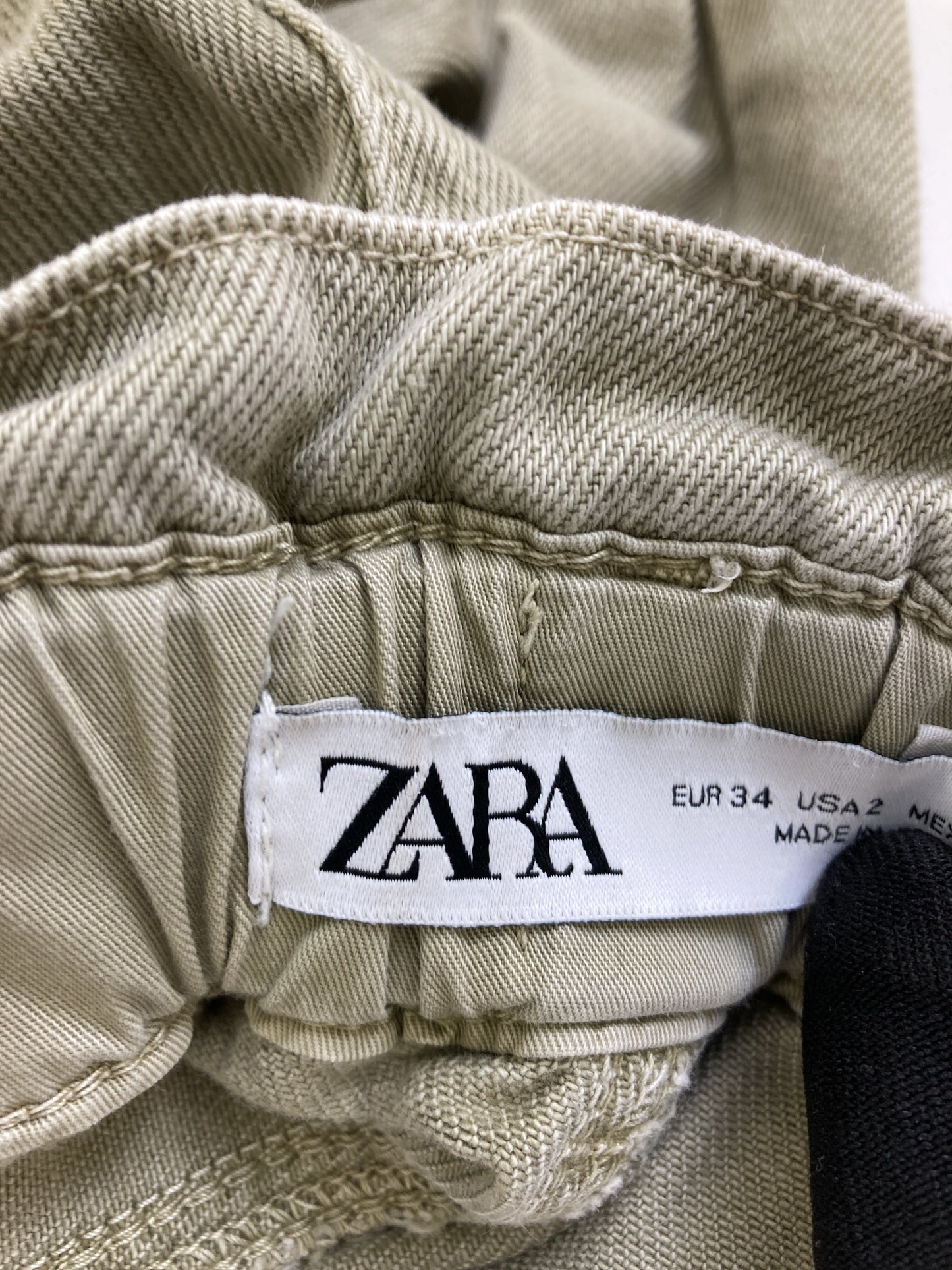 ZARA/ザラ/カーゴパンツ/パンツ/ベージュ/EUR 34 USA 2 MEX 24