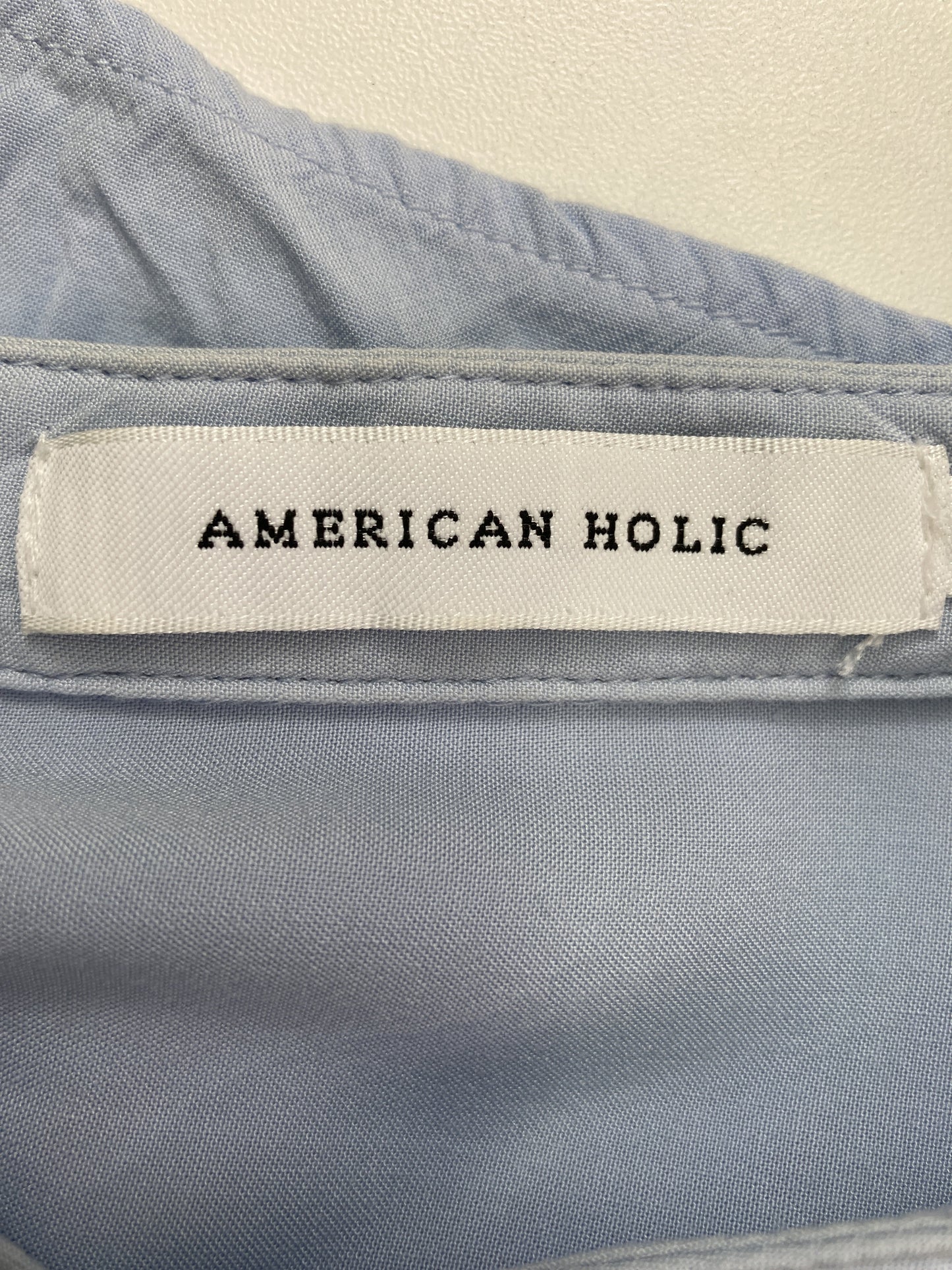 AMERICAN HOLIC/アメリカンホリック/シャツ/ブラウス/トップス/スカイブルー/L
