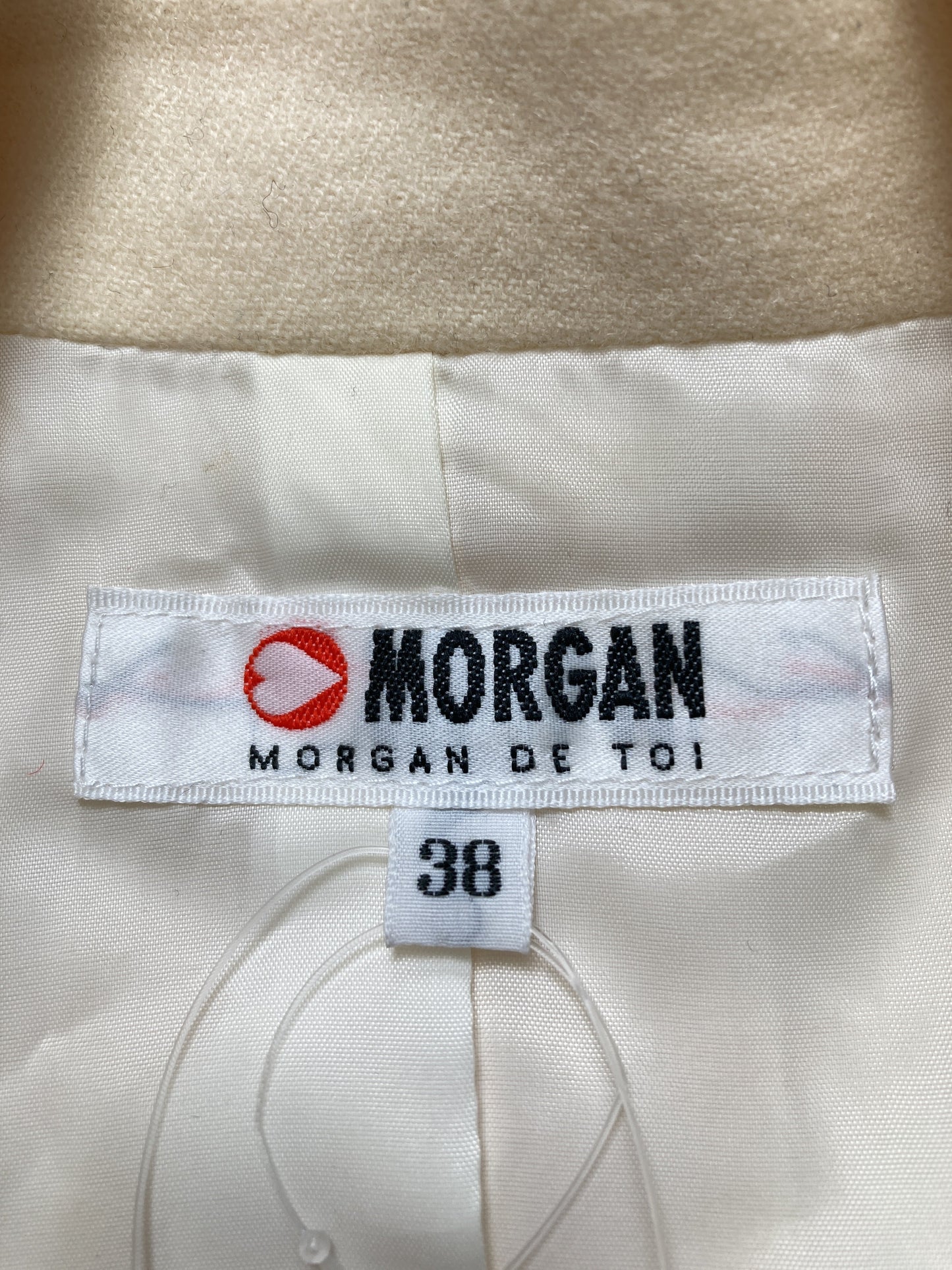 MORGAN/モルガン/テーラードジャケット/ジャケット/アウター/アイボリー/38