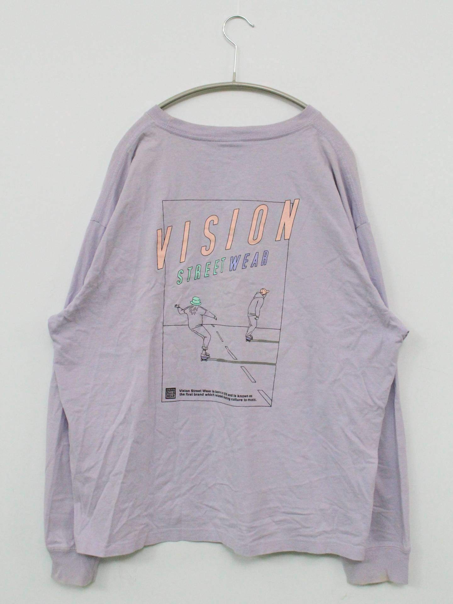 VISION STRRET WEAR/Tシャツ/カットソー/トップス/パープル/L