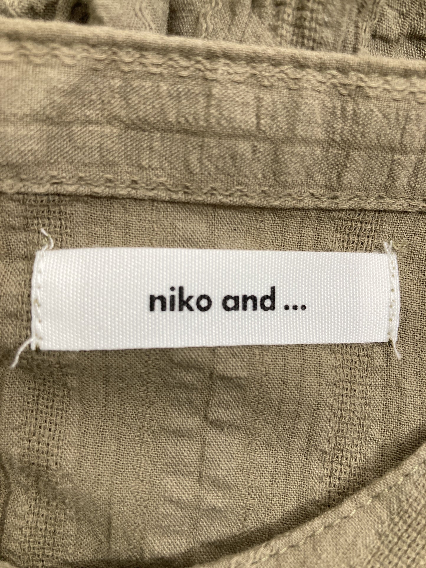 niko and .../ニコアンド/シャツ/ブラウス/トップス/ベージュ/M