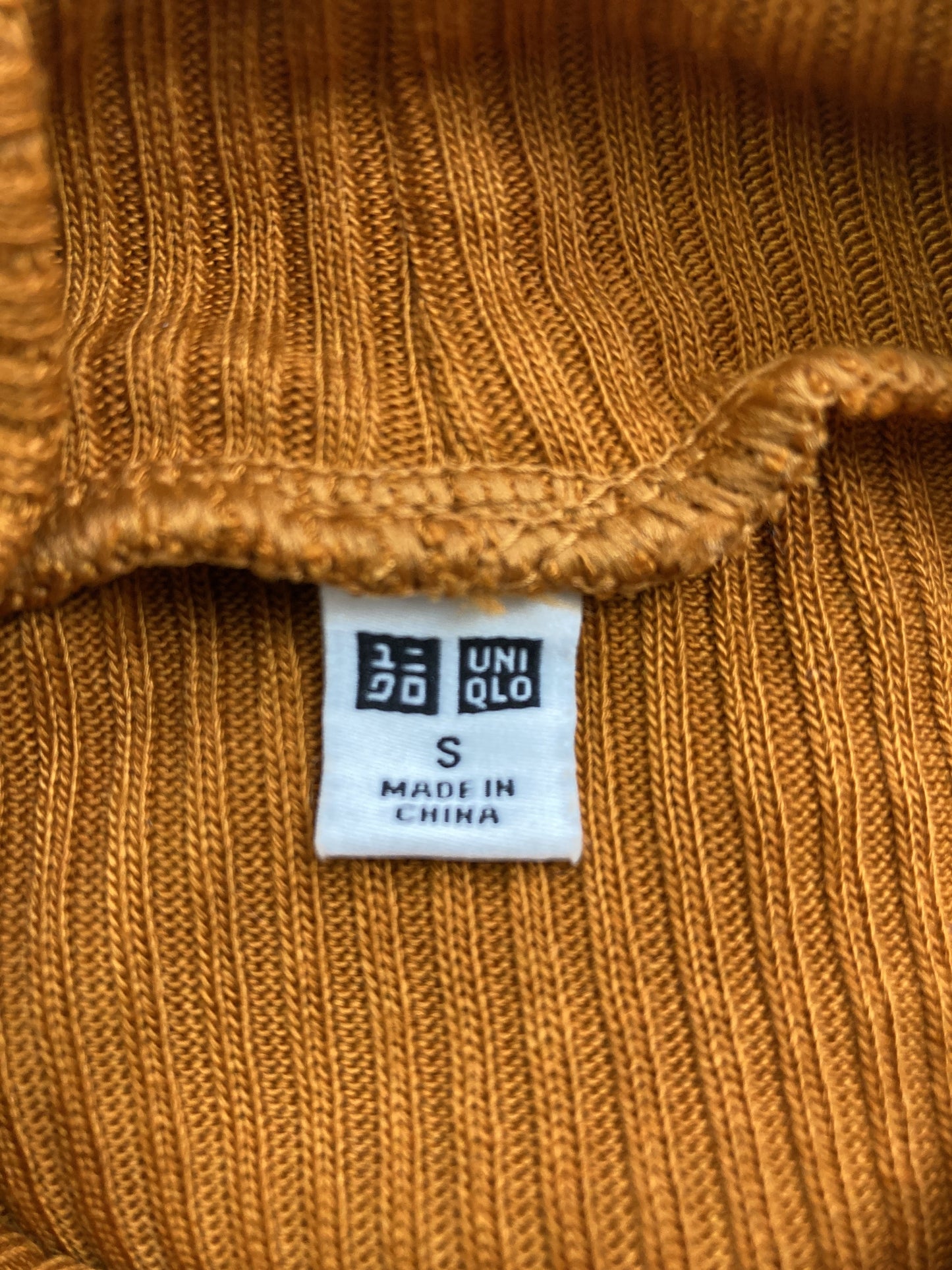 UNIQLO/ユニクロ/ニット/セーター/トップス/オレンジ/S