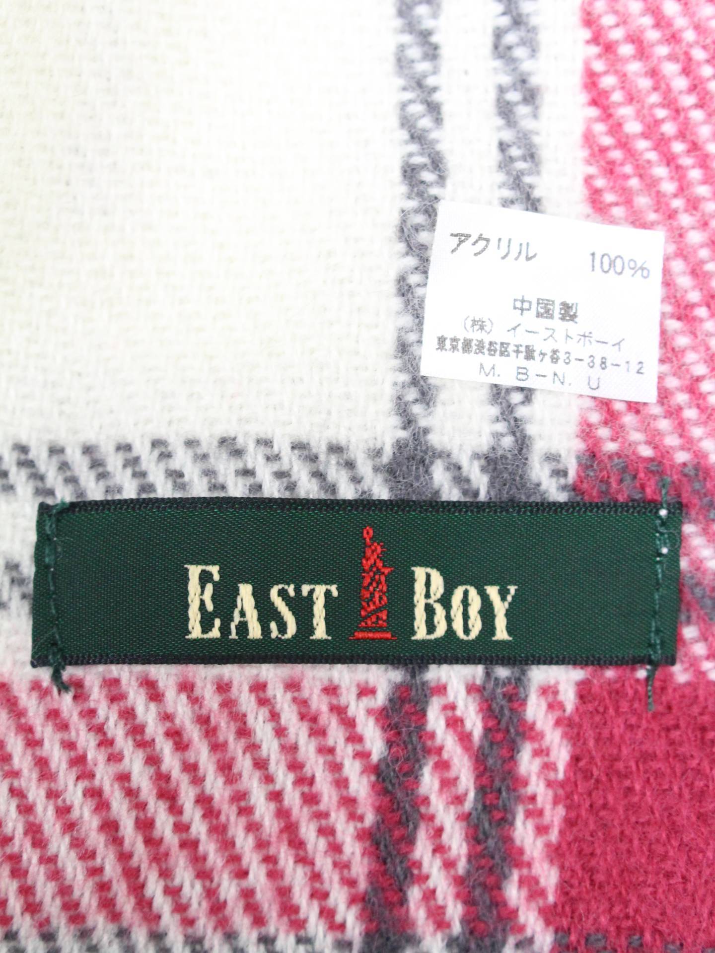EAST BOY/マフラー/ファッション雑貨/ピンク