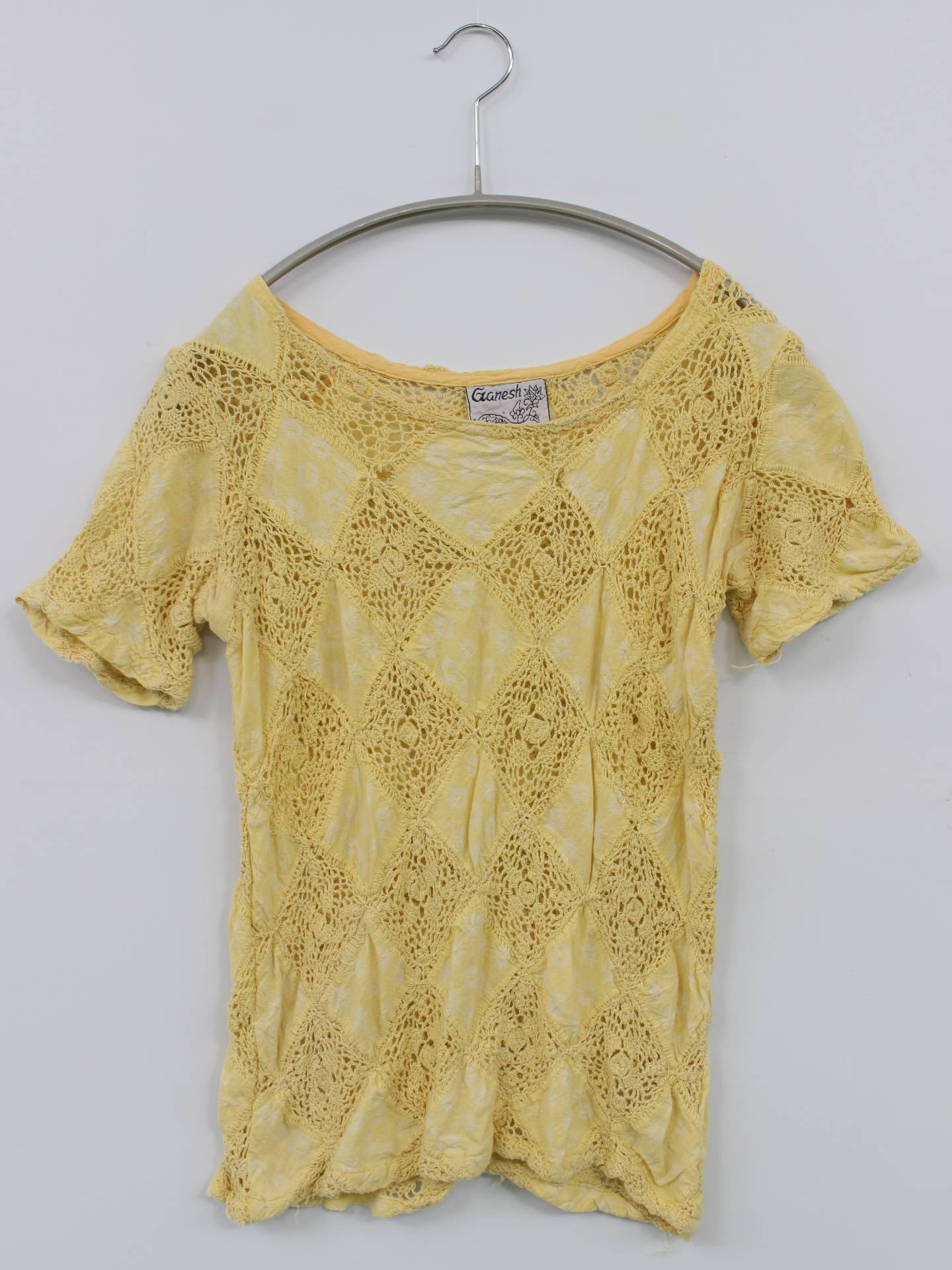 Ganesh/Tシャツ/カットソー/トップス/イエロー
