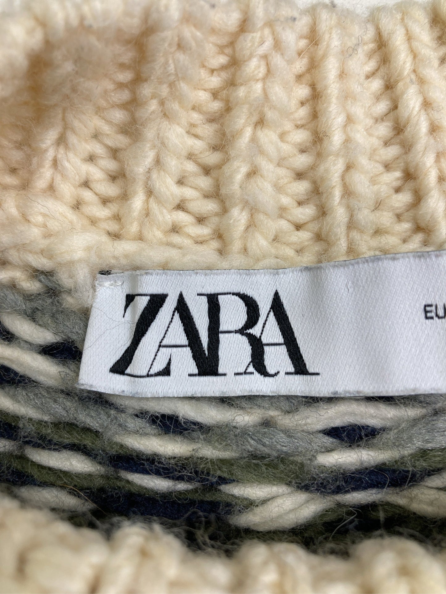 ZARA/ザラ/ニット/セーター/トップス/アイボリー/S