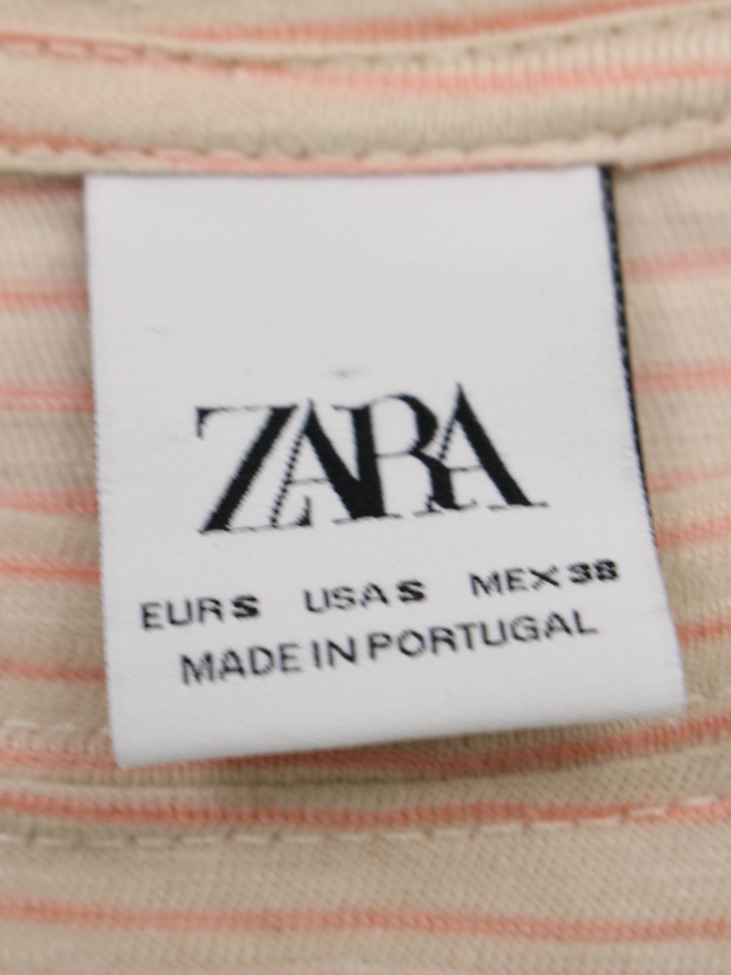 ZARA/Tシャツ/カットソー/トップス/ピンク/S