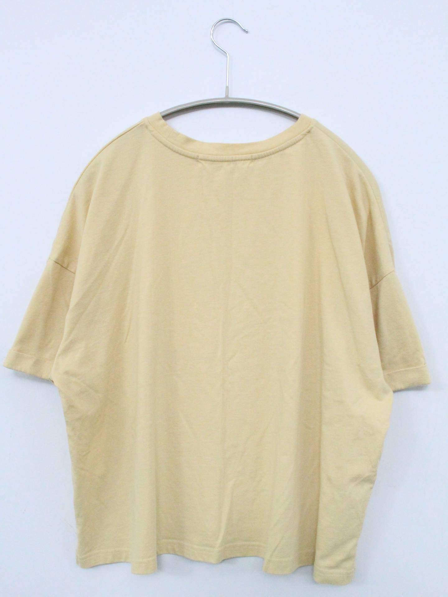 as know as/Tシャツ/カットソー/トップス/イエロー