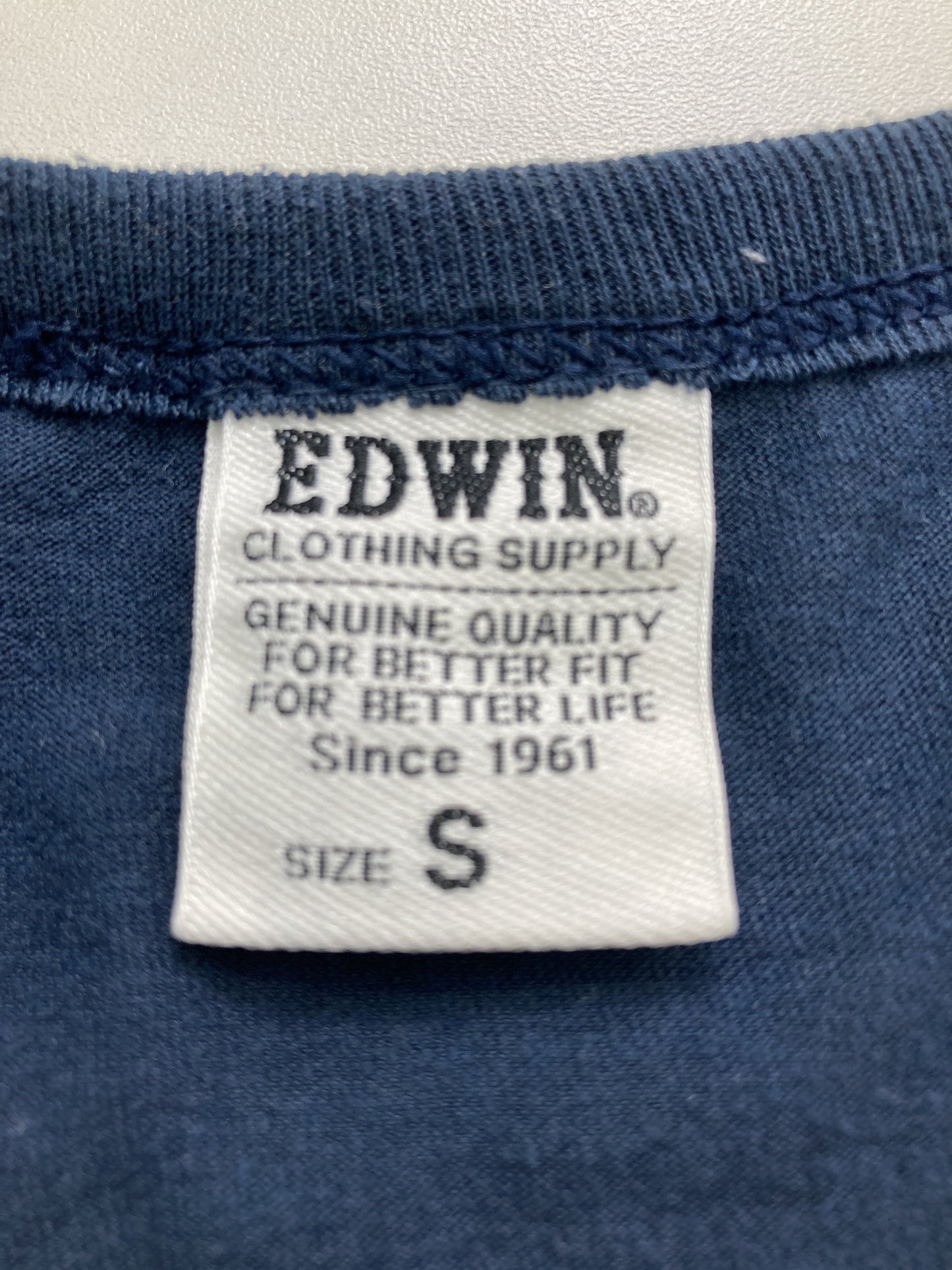 EDWIN/エドウィン/Tシャツ/カットソー/トップス/ネイビー/S