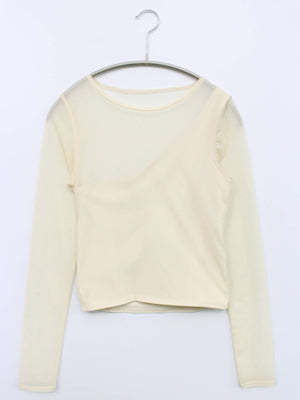 Abercrombie & Fitch/アバクロンビーアンドフィッチ/Tシャツ/カットソー/トップス/アイボリー/XS